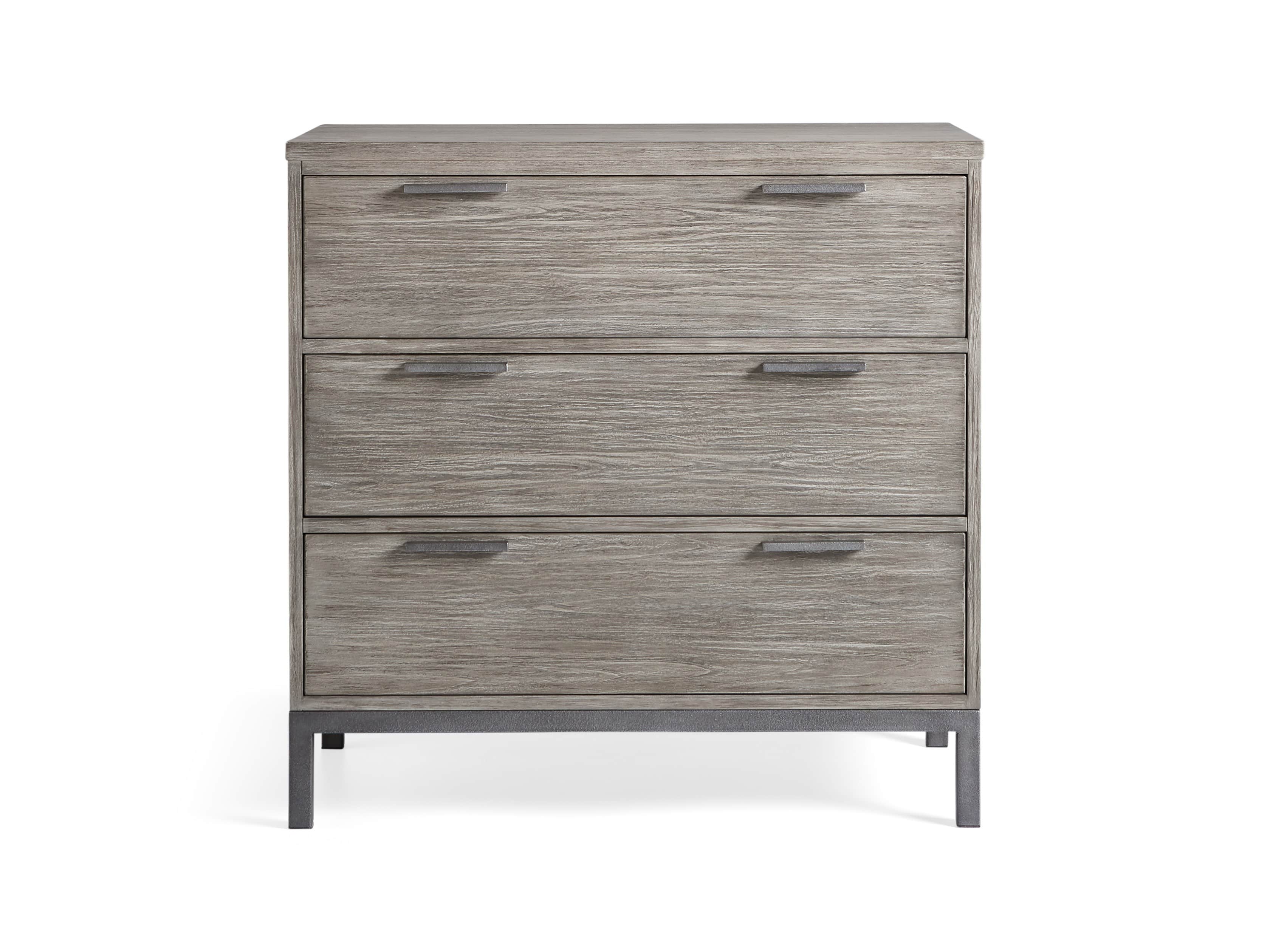 Palmer 3 Drawer Dresser in Stone on Ash