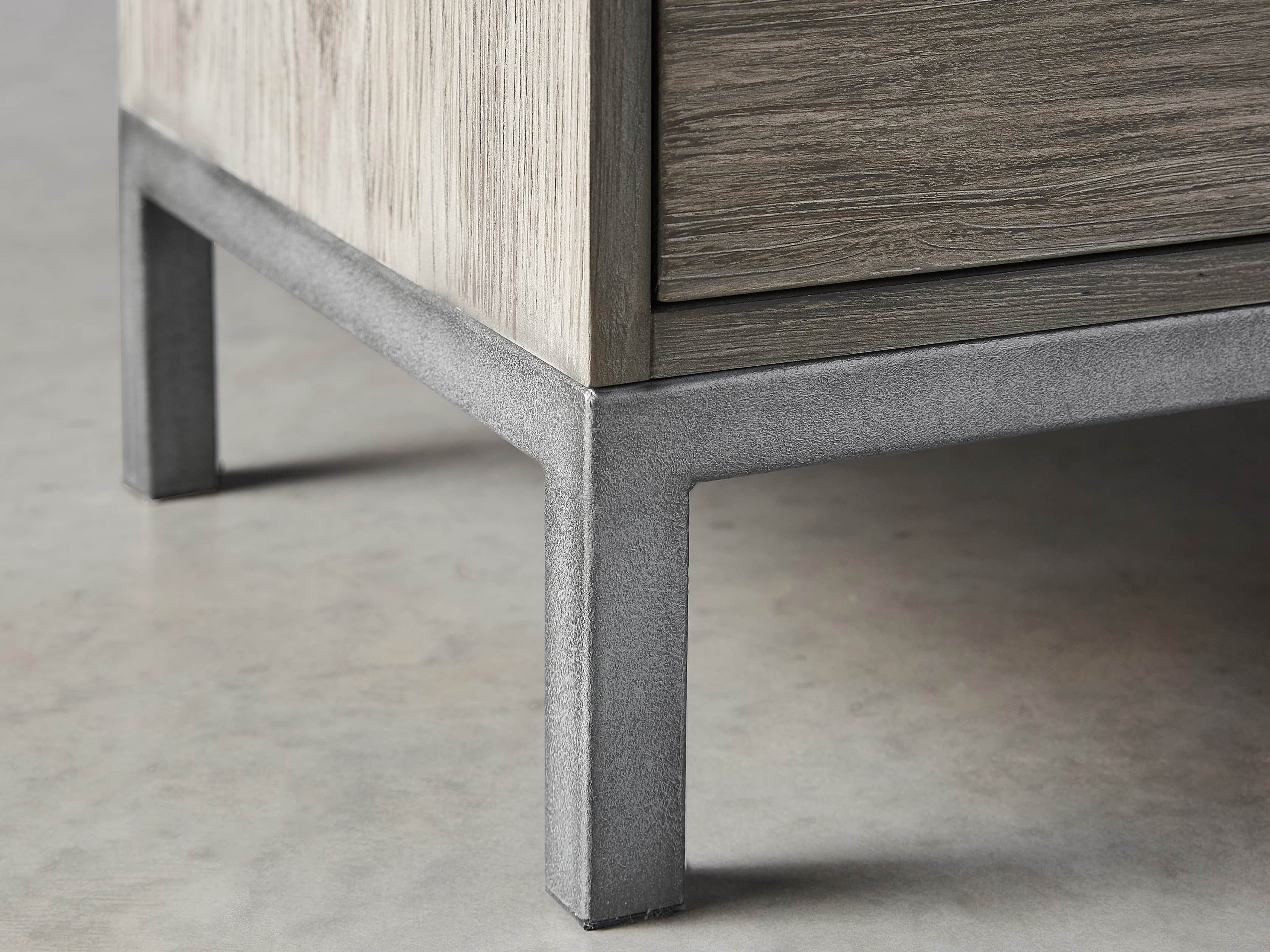 Palmer 63" 7 Drawer Dresser in Stone on Ash