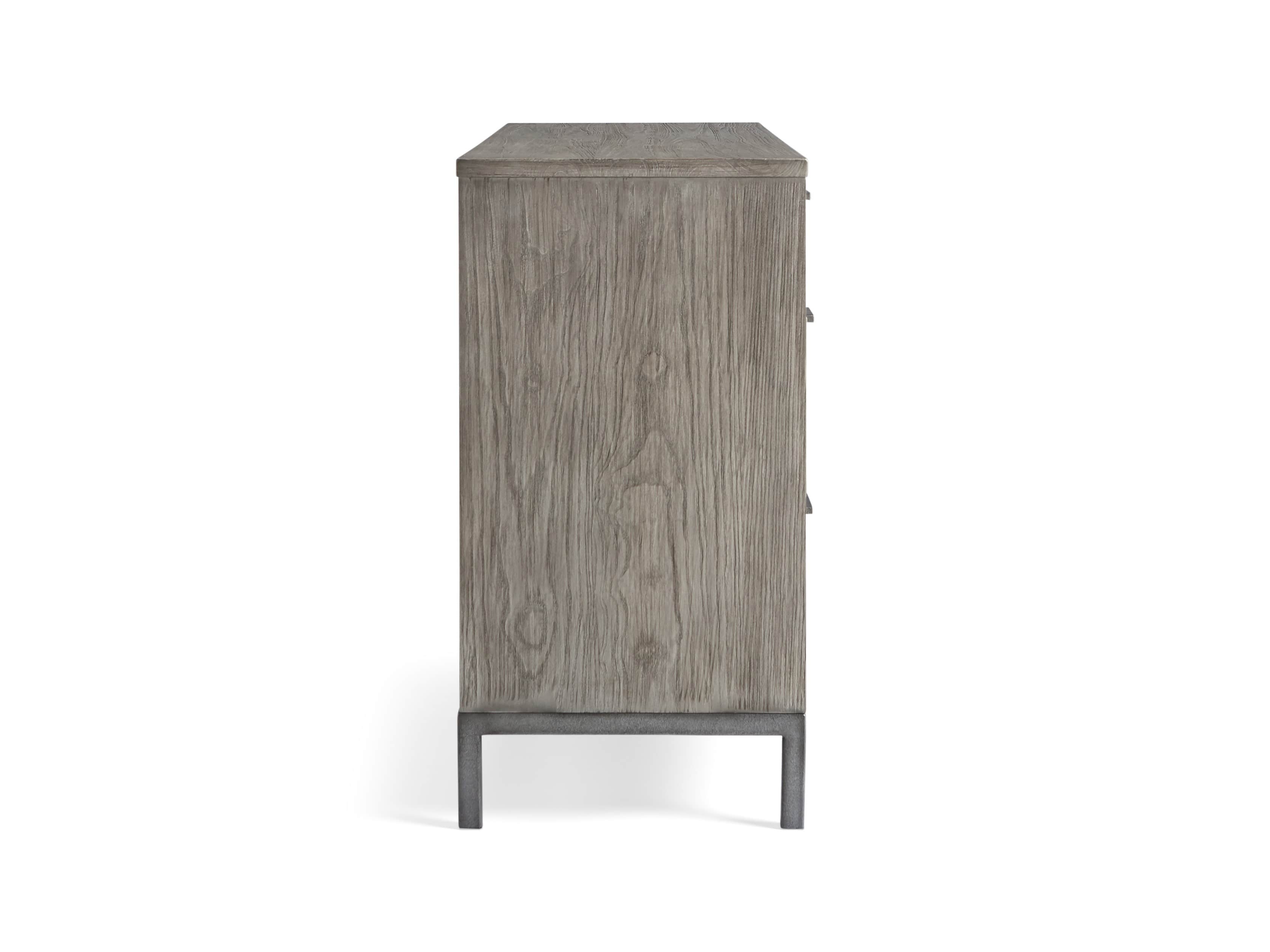 Palmer 63" 7 Drawer Dresser in Stone on Ash