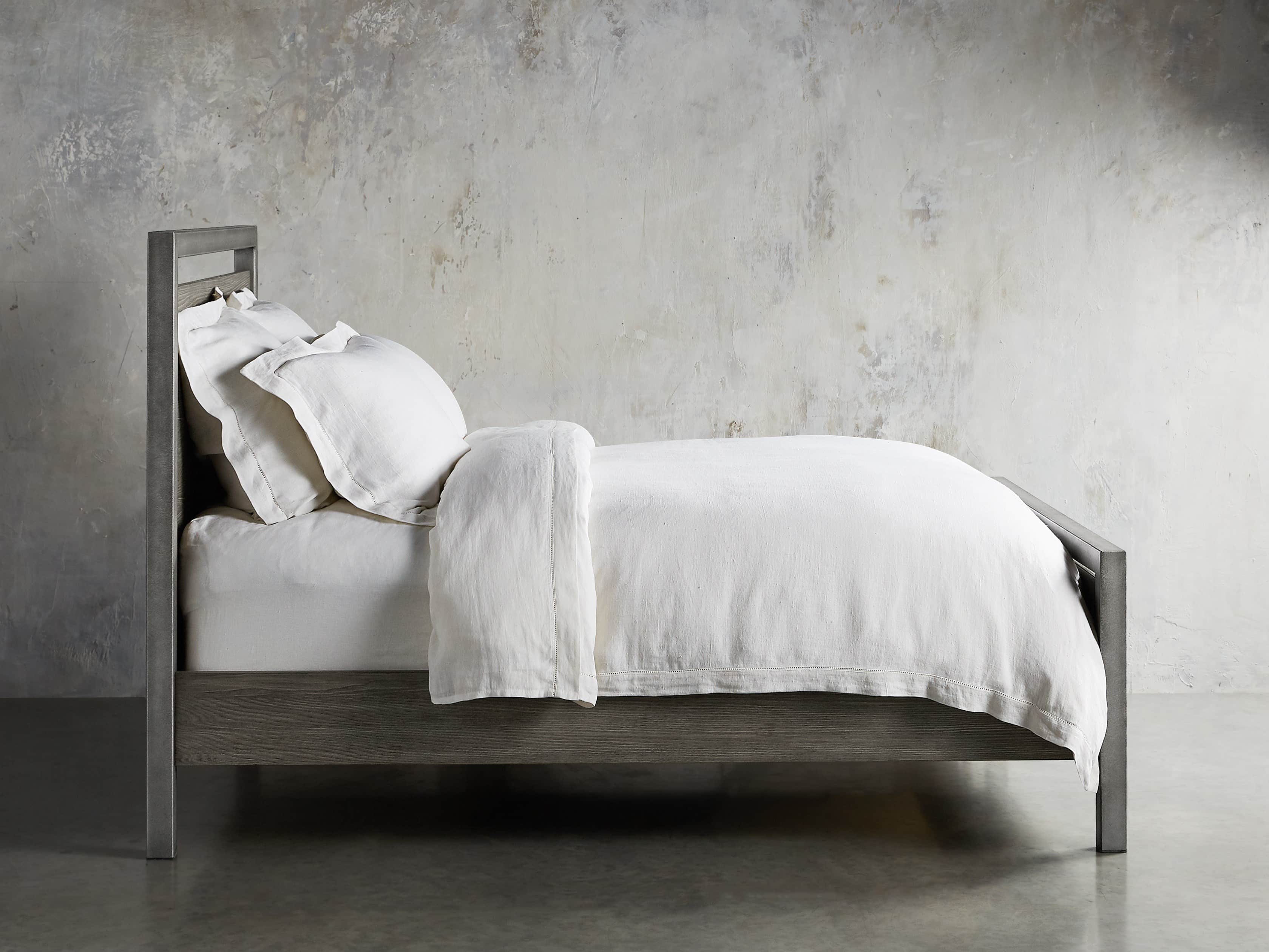 Palmer 54" King Bed in Stone on Ash