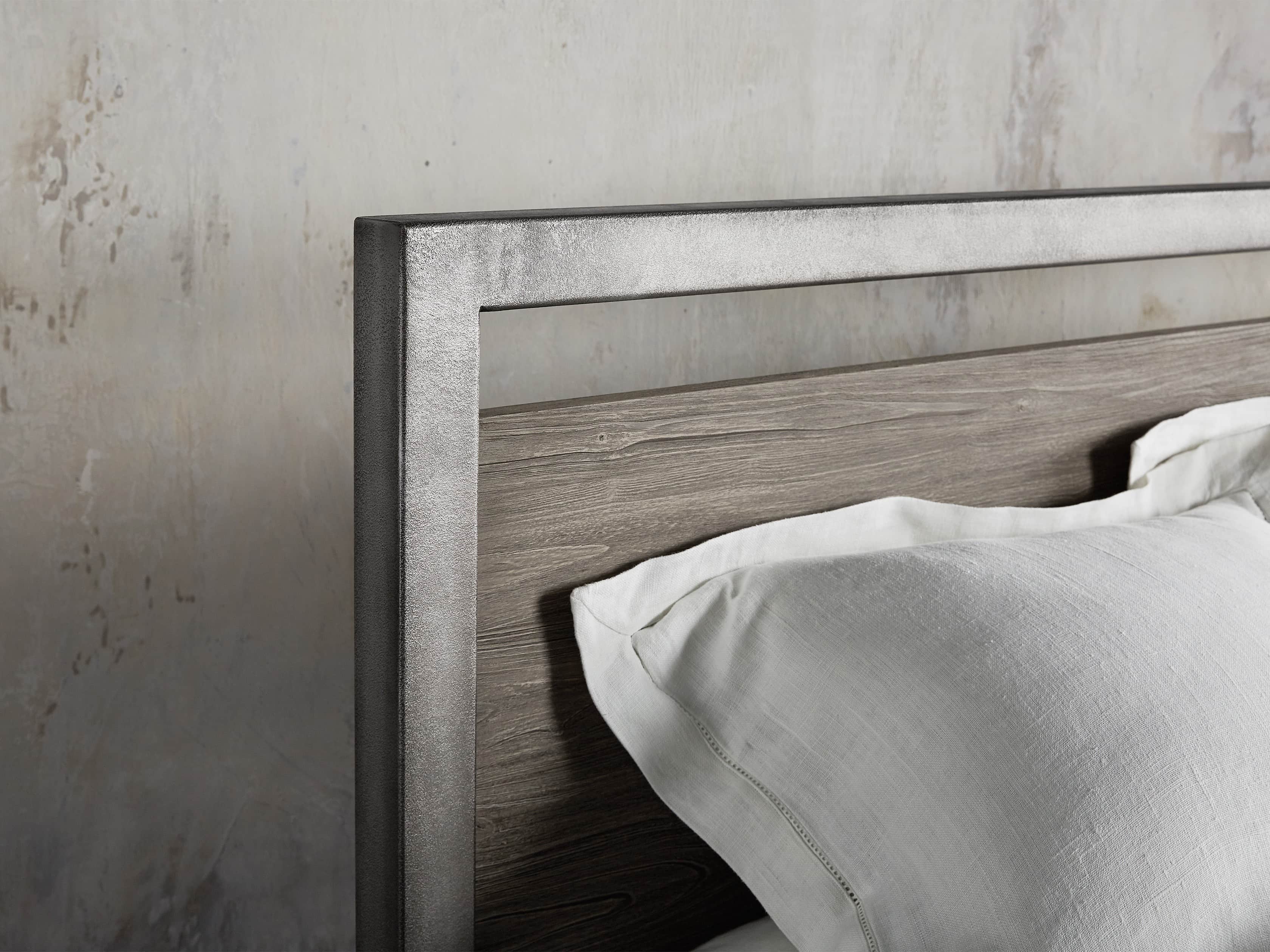 Palmer 54" Storage King Bed in Stone on Ash