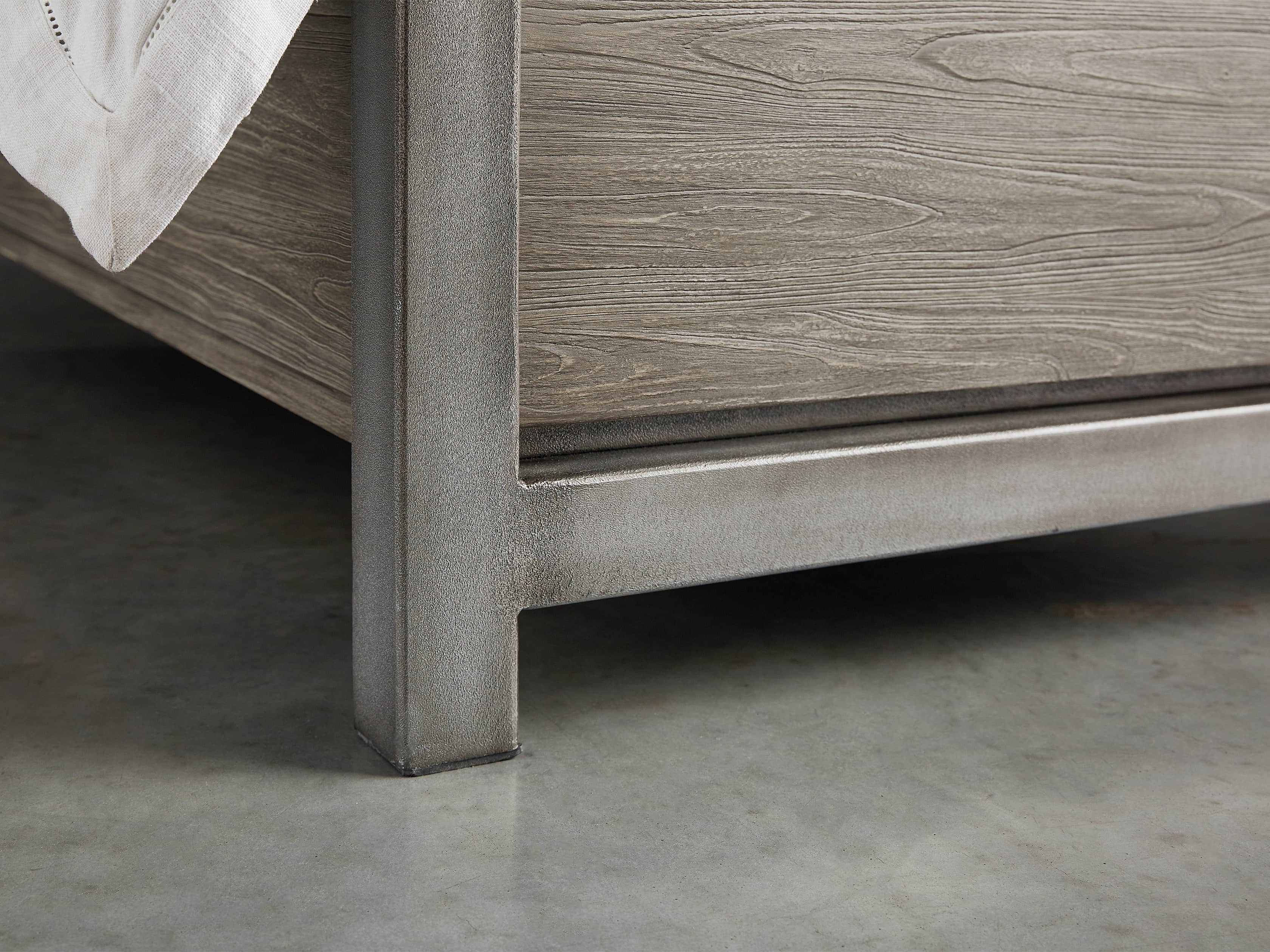 Palmer 54" Storage King Bed in Stone on Ash