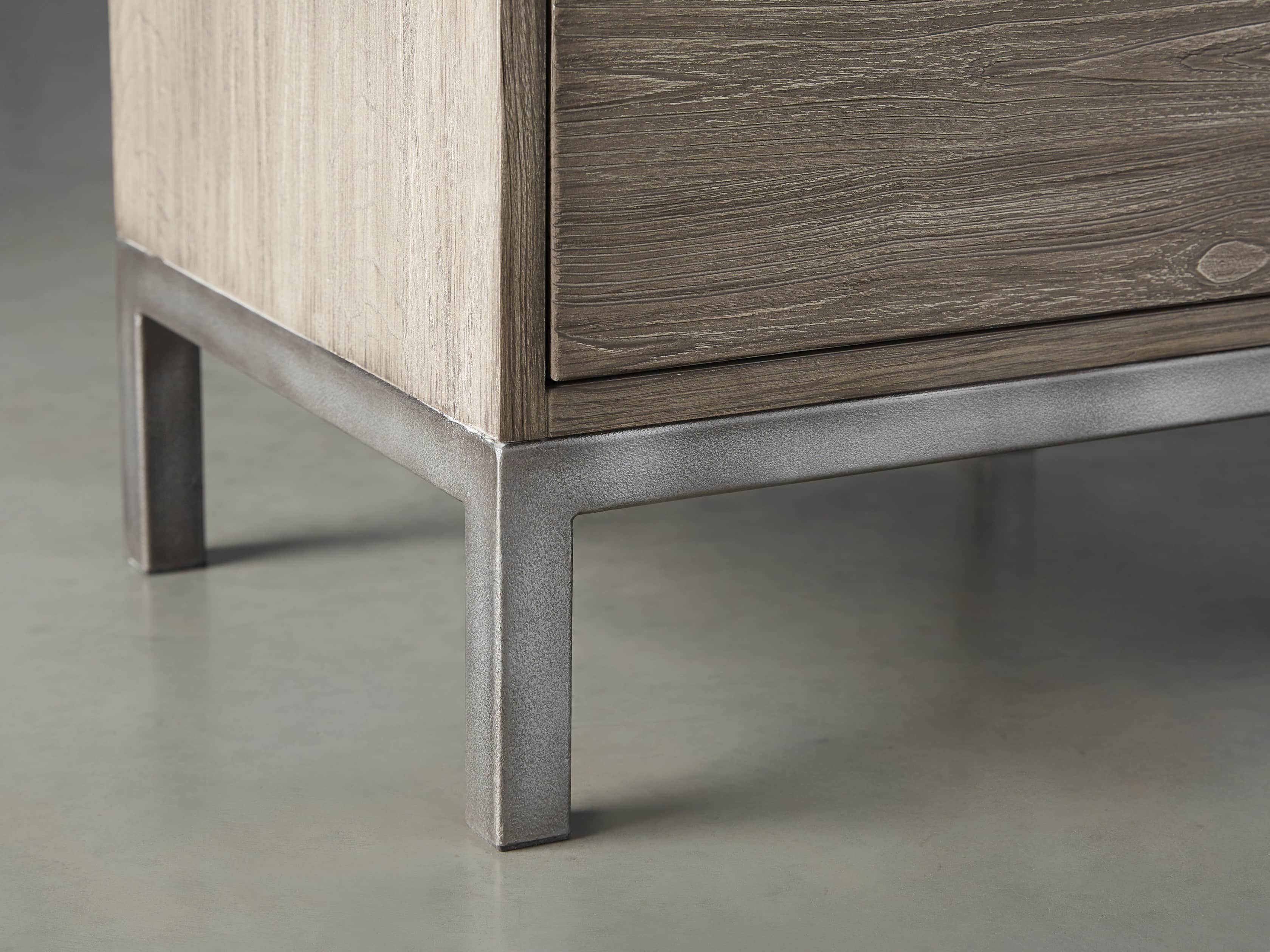 Palmer 19" Nightstand in Stone on Ash