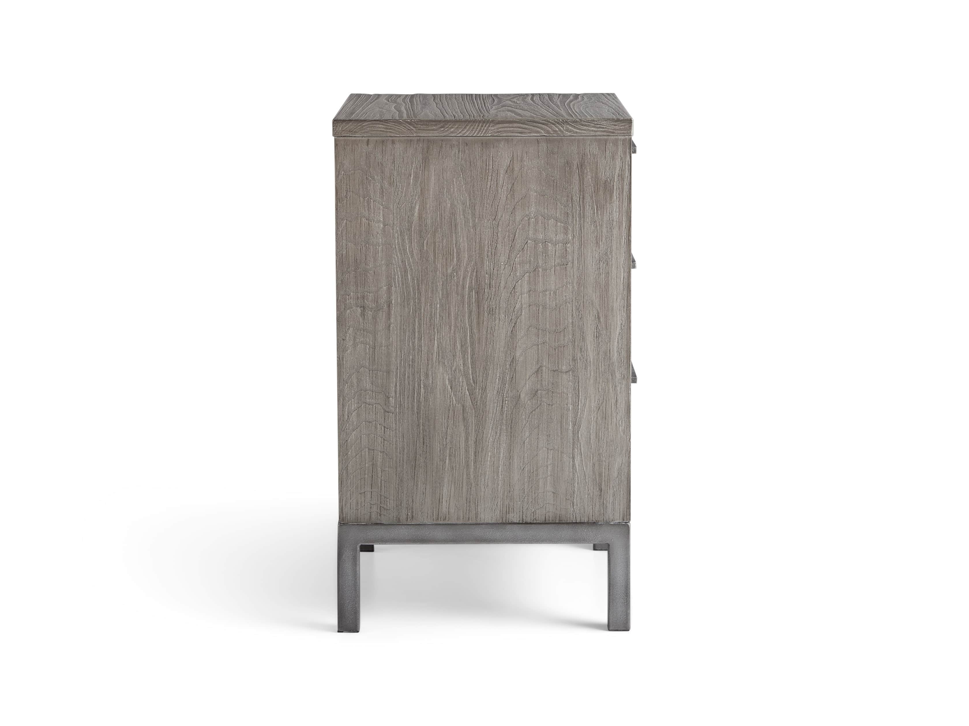 Palmer 19" Nightstand in Stone on Ash