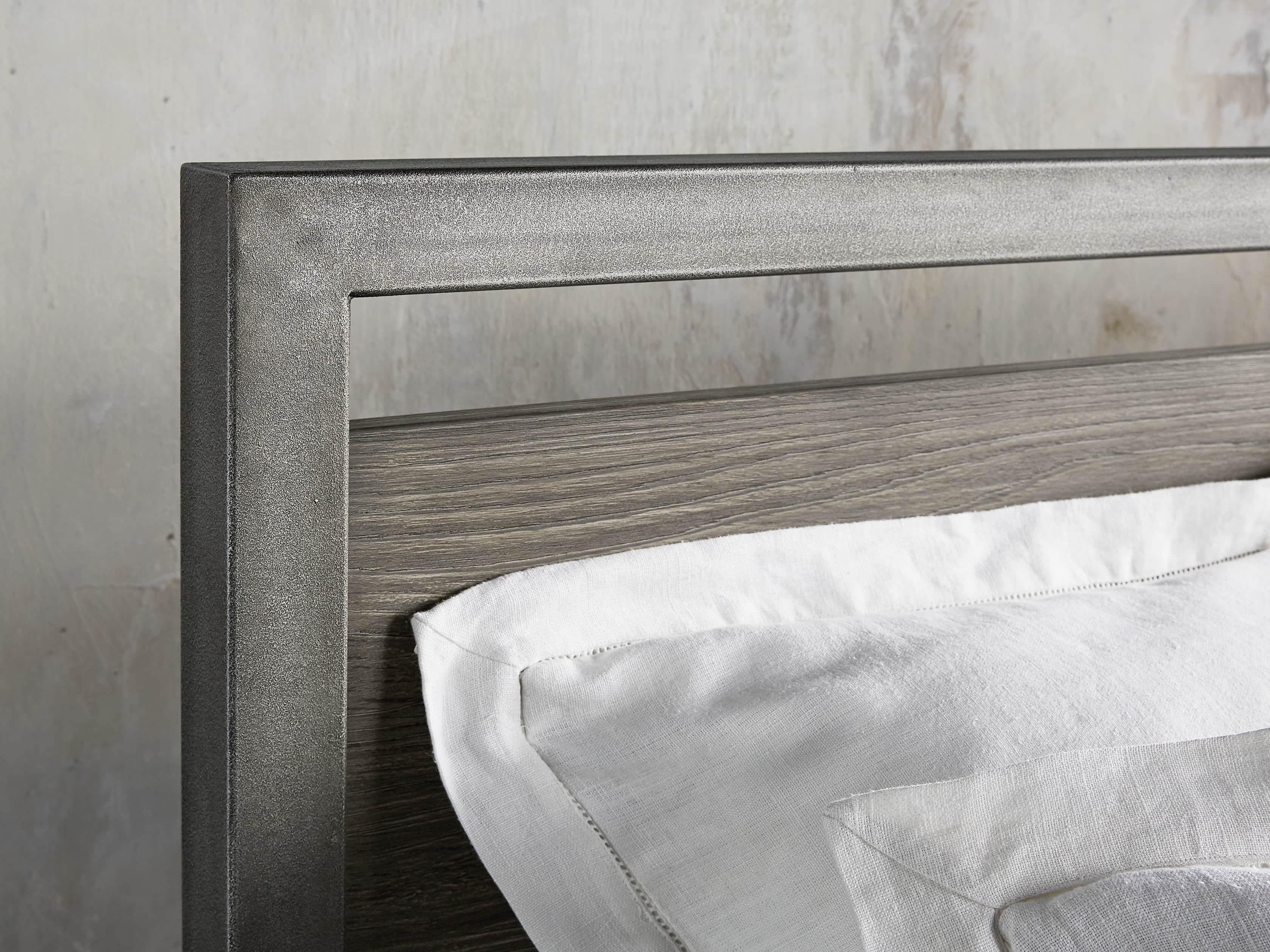 Palmer 54" Queen Bed in Stone on Ash