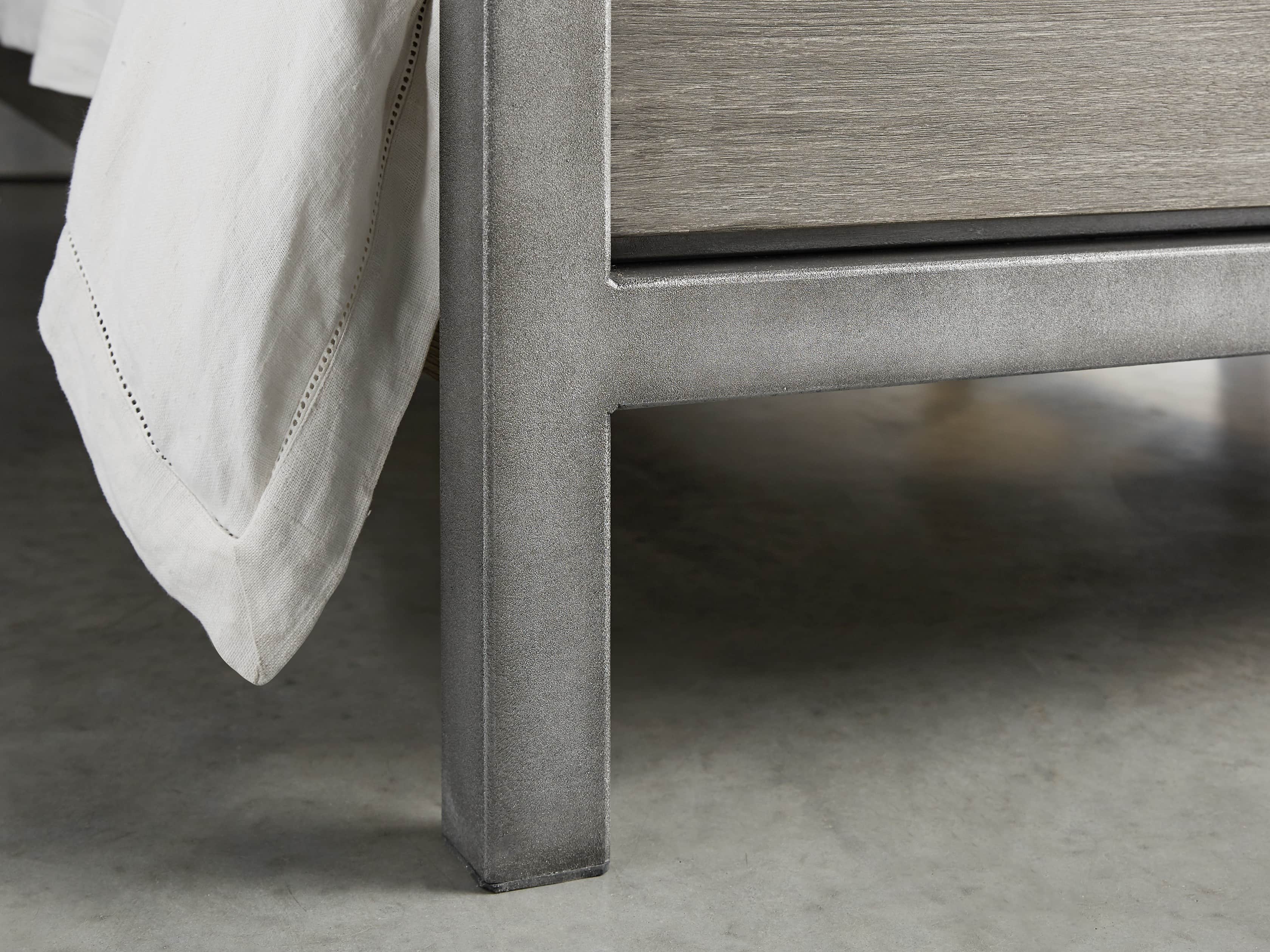 Palmer 54" Queen Bed in Stone on Ash