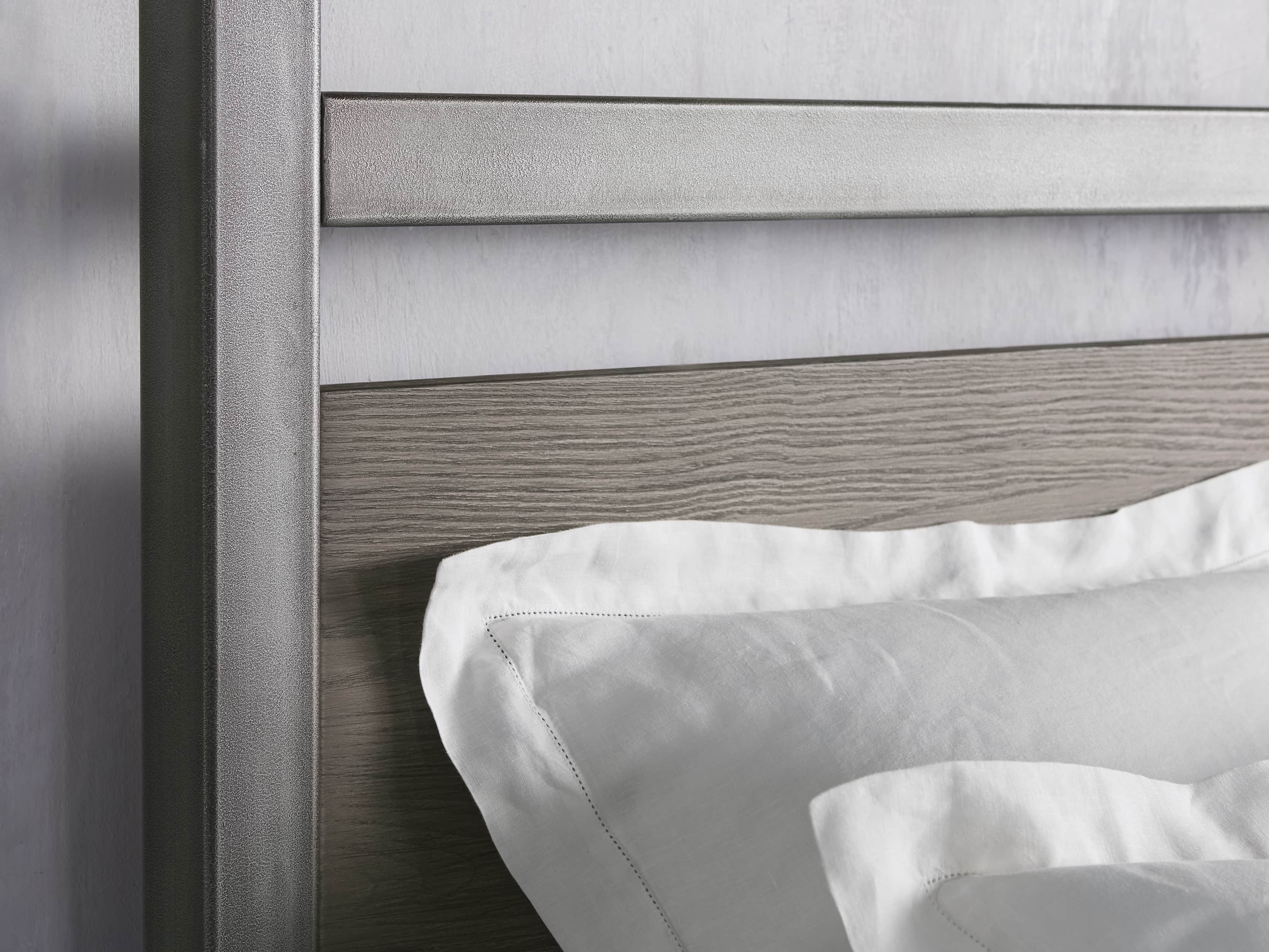 Palmer 87" Canopy Queen Bed in Stone on Ash, slide 5 of 7