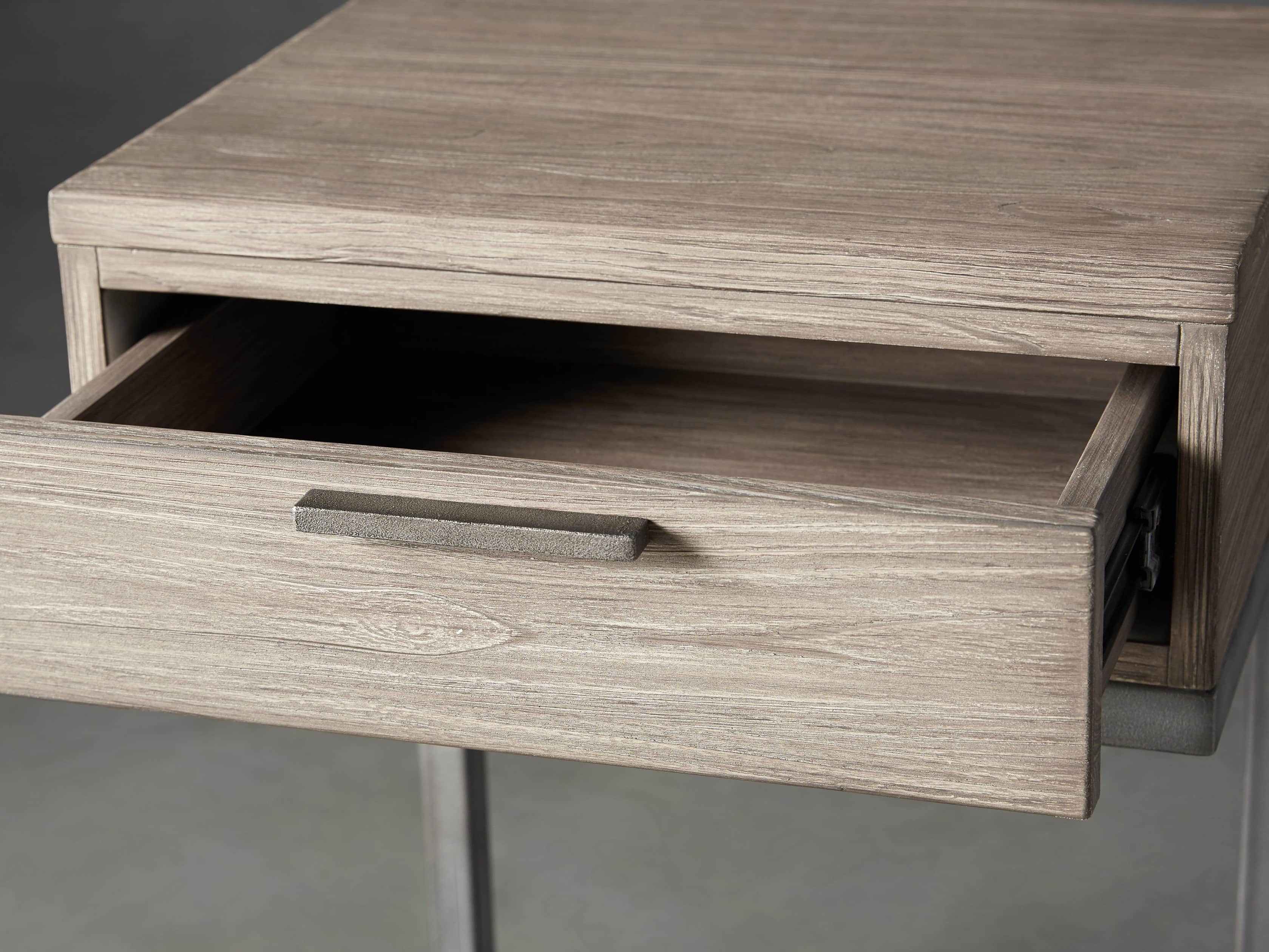 Palmer Storage Nightstand in Stone on Ash