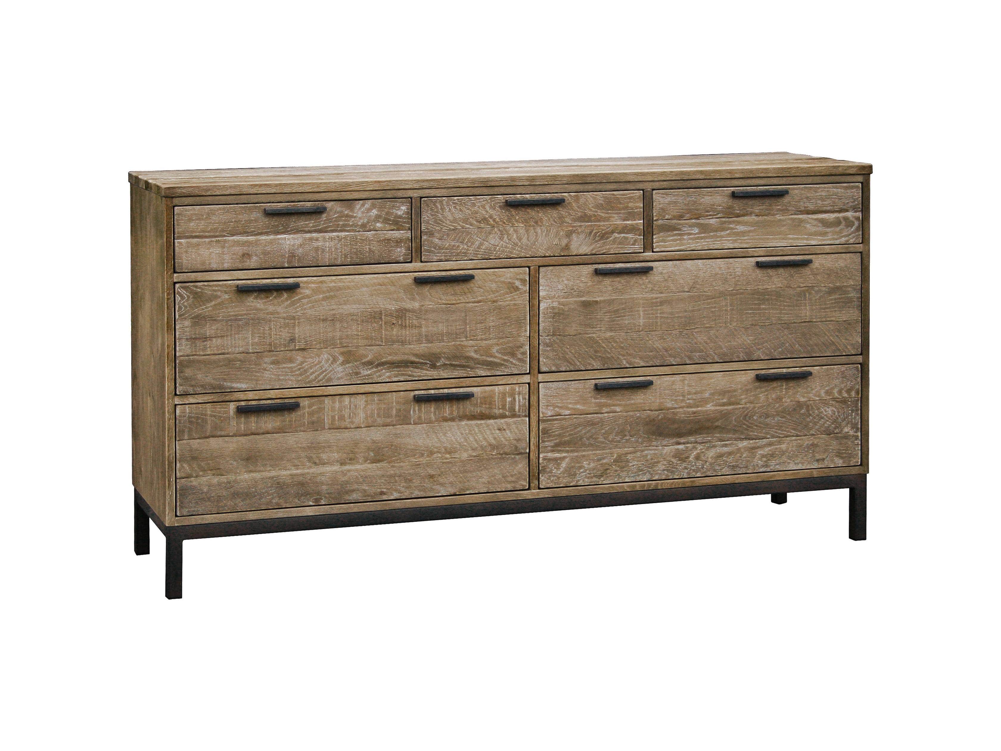 Palmer 7 Drawer Dresser In Natural Oak