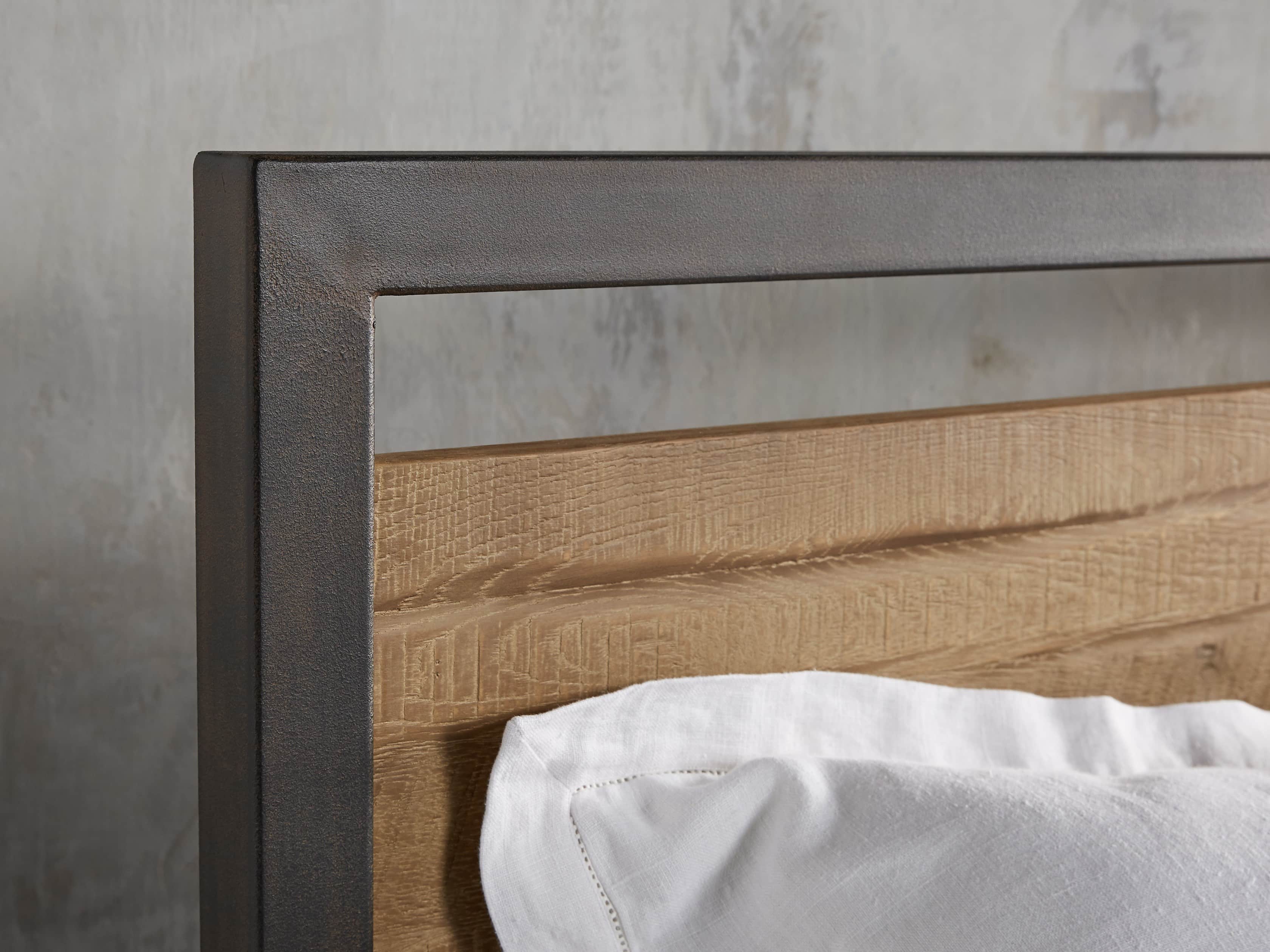 Palmer 54" Storage King Bed in Natural Oak, slide 5 of 8