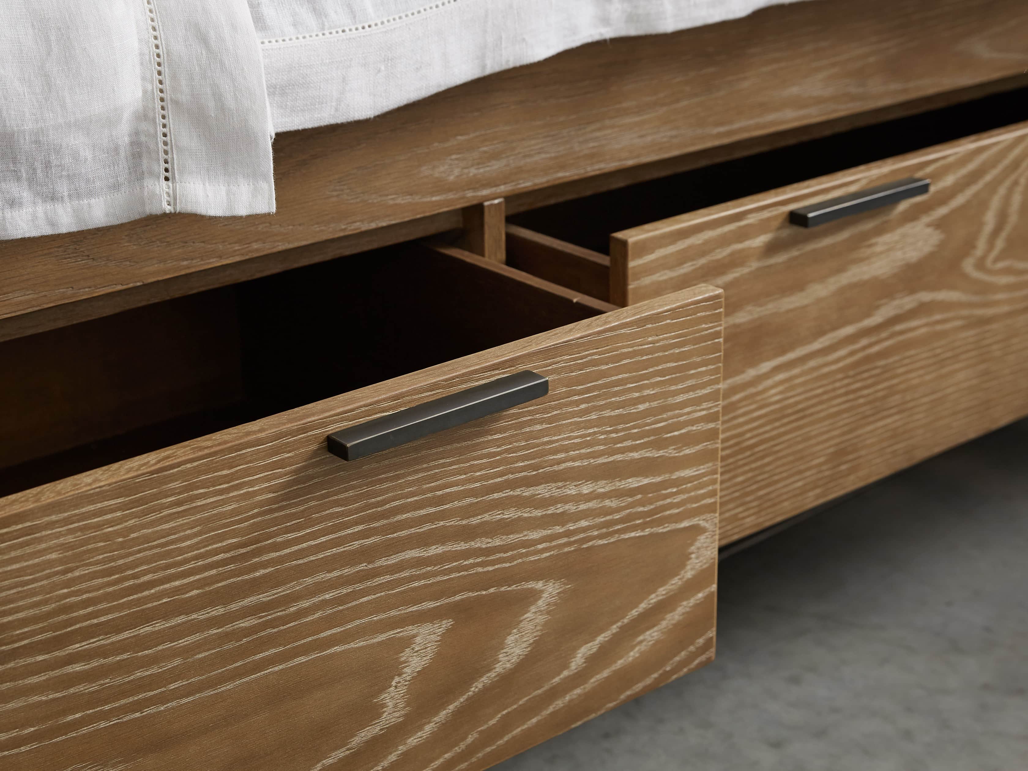 Palmer 54" Storage King Bed in Natural Oak, slide 7 of 8