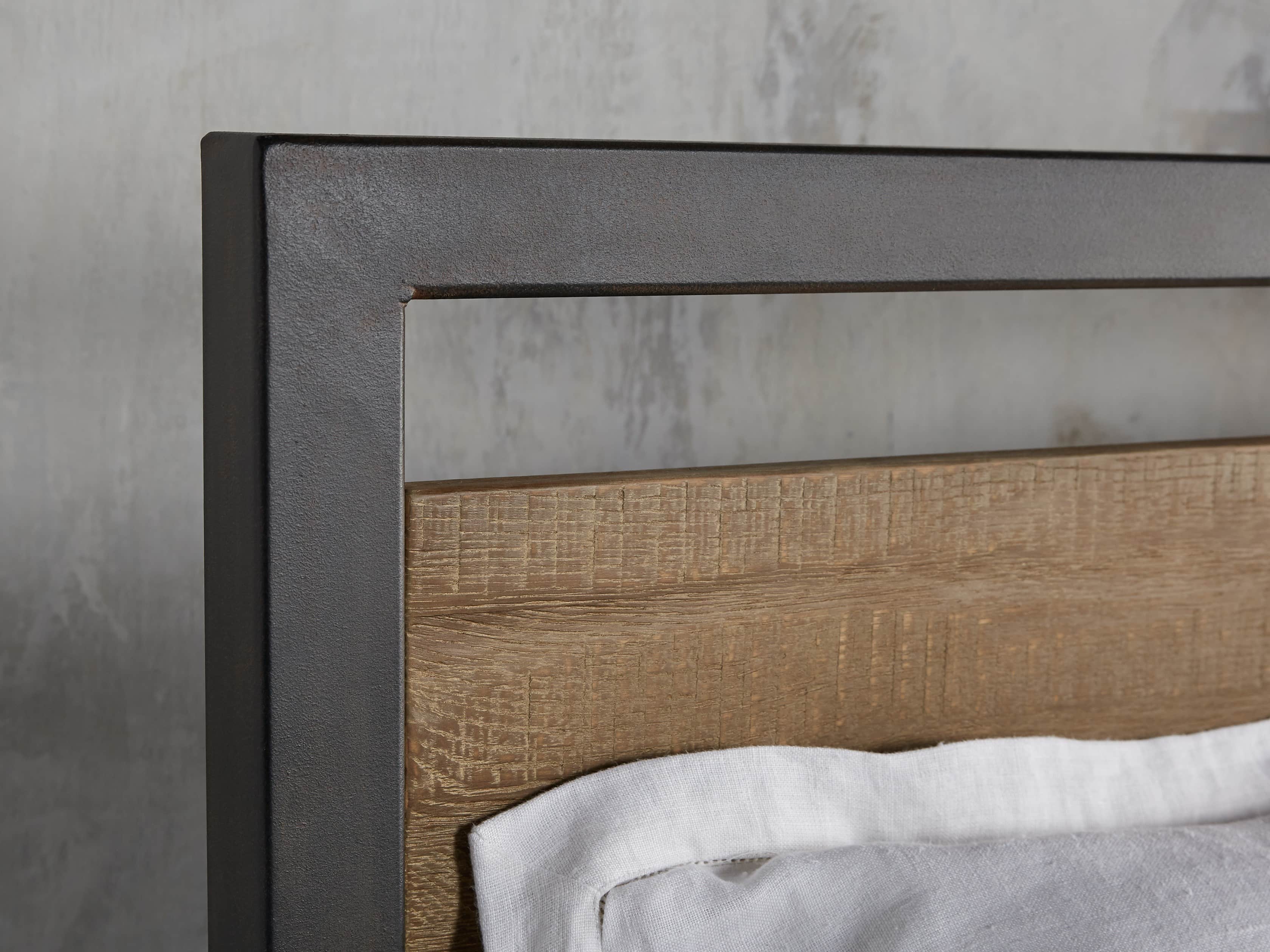 Palmer Queen Bed in Natural Oak, slide 4 of 6