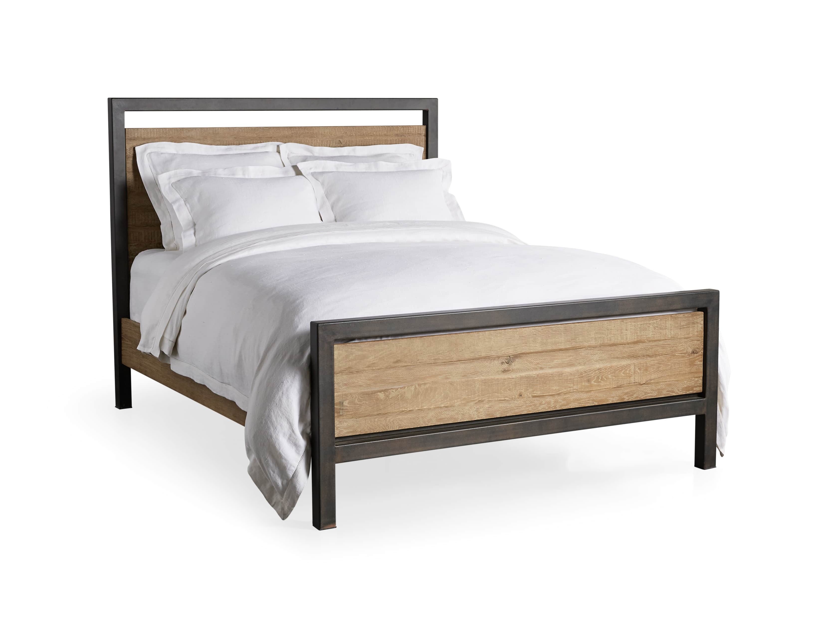 Palmer Queen Bed in Natural Oak, slide 6 of 6