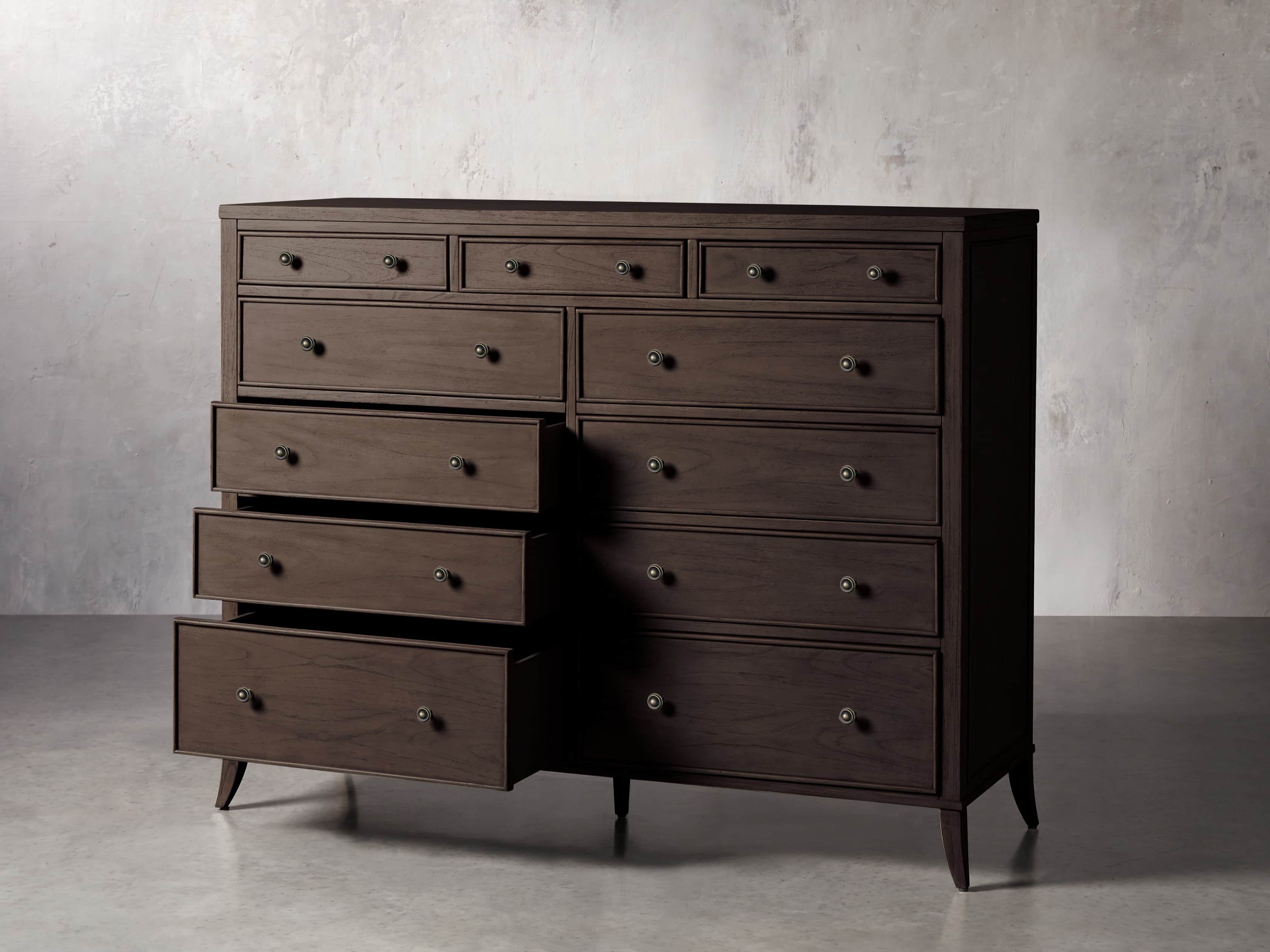 Pearson Eleven Drawer Dresser in Bastian Brown, slide 3 of 6