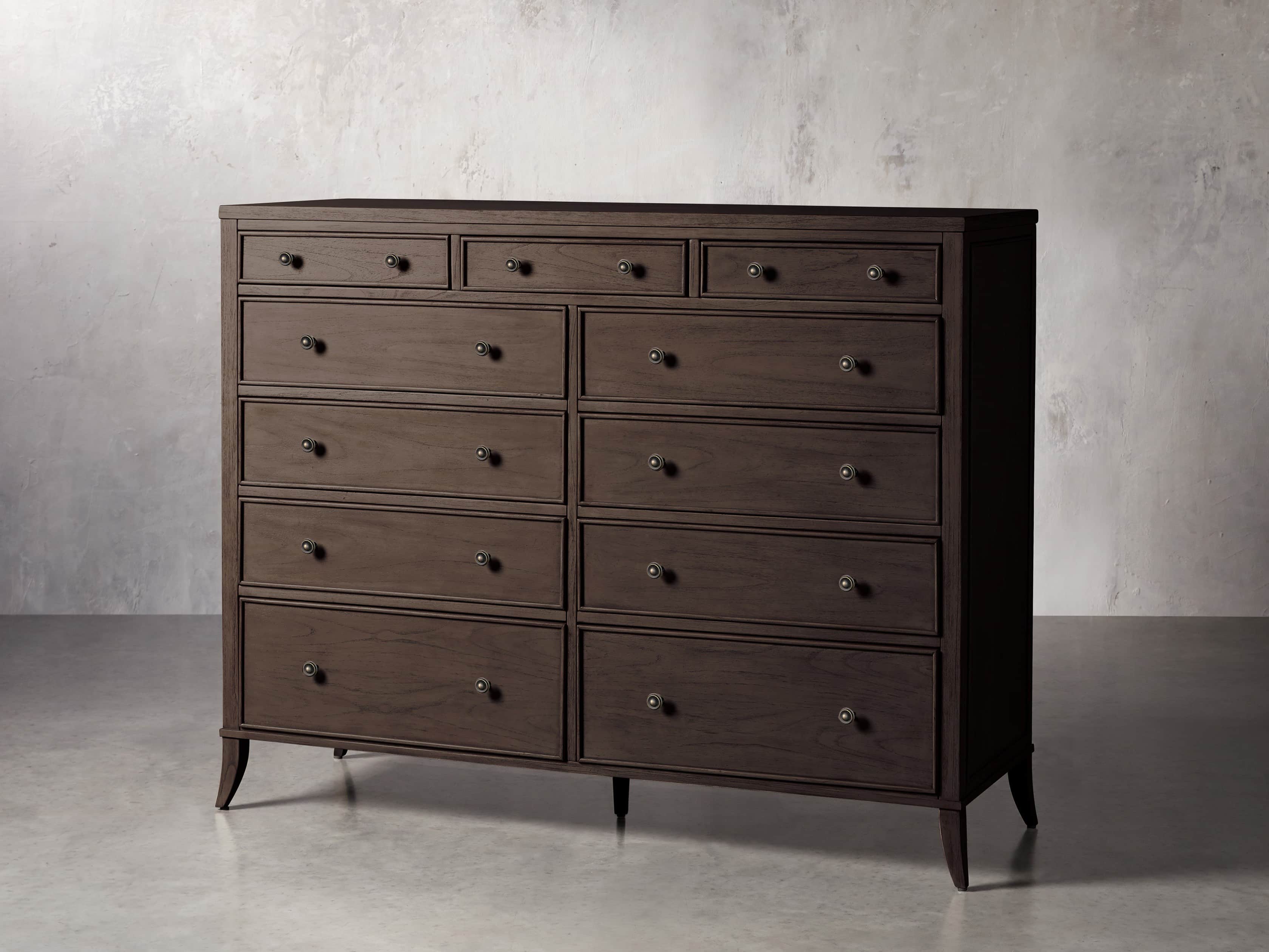 Pearson Eleven Drawer Dresser in Bastian Brown, slide 2 of 6