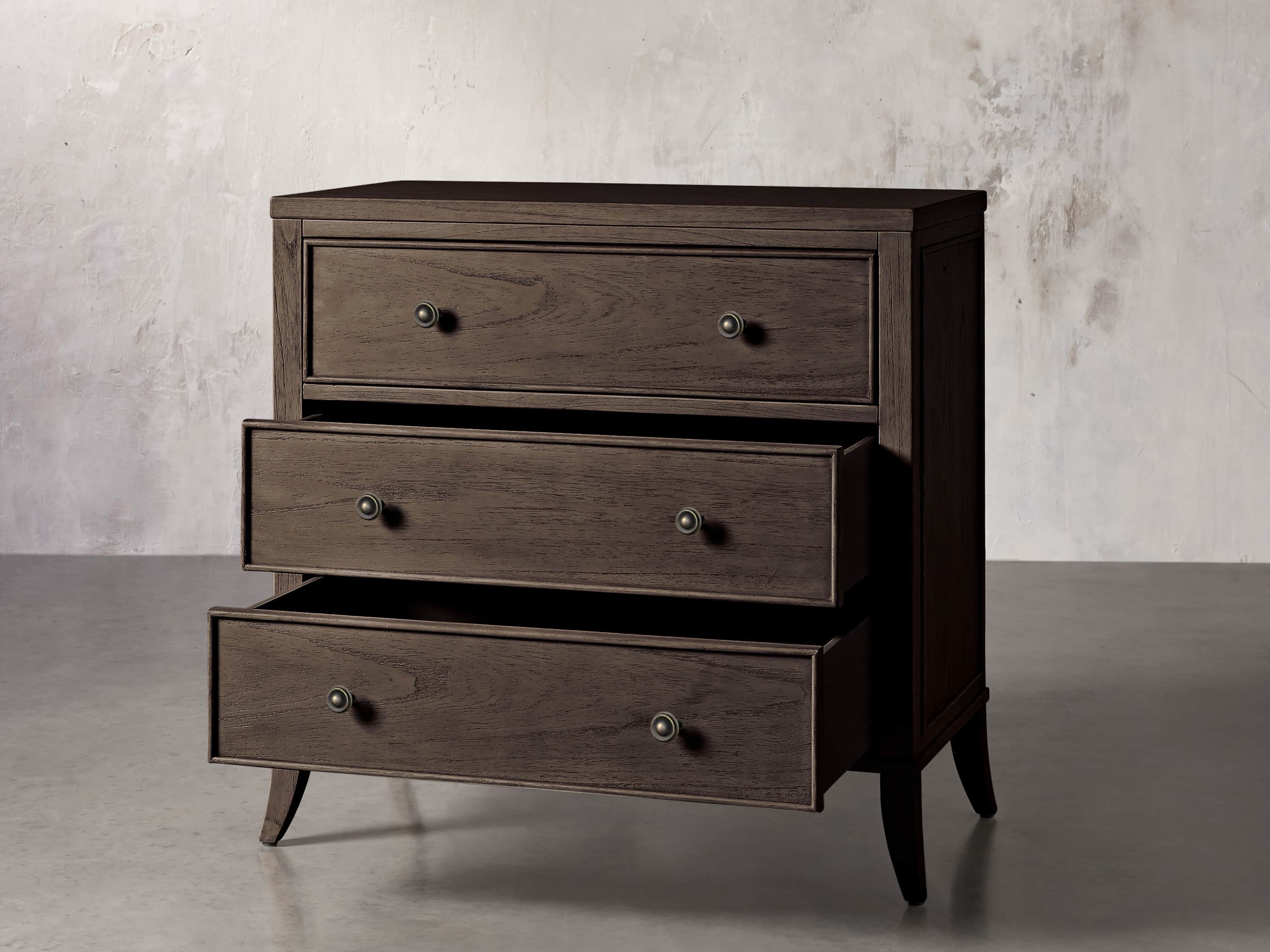Pearson Three Drawer Chest in Bastian Brown