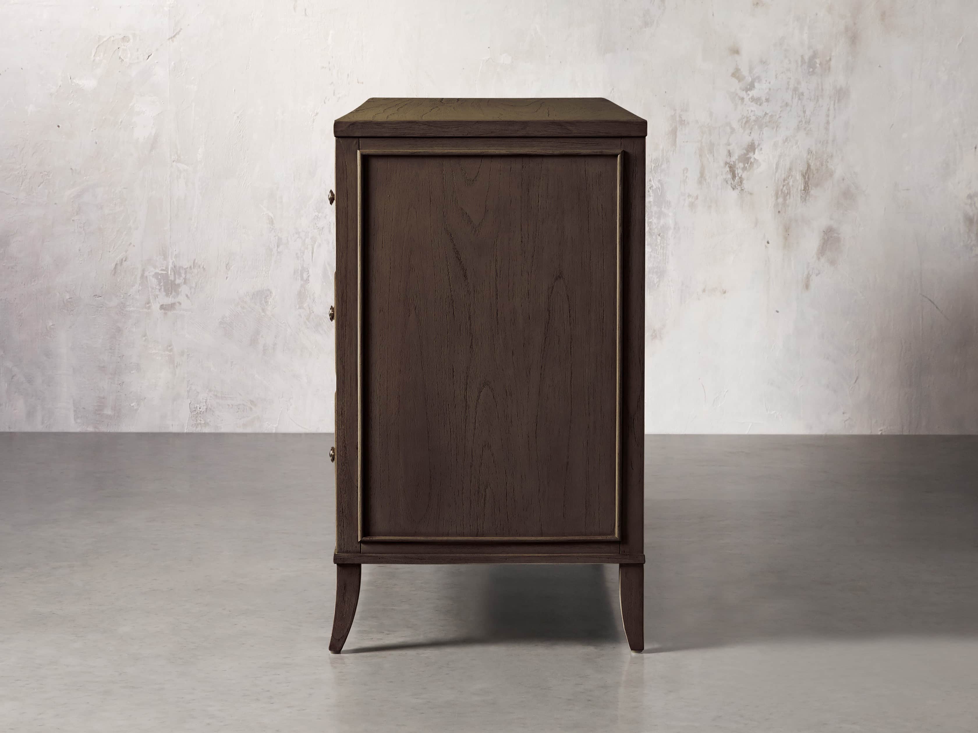 Pearson Six Drawer Wide Dresser in Bastian Brown