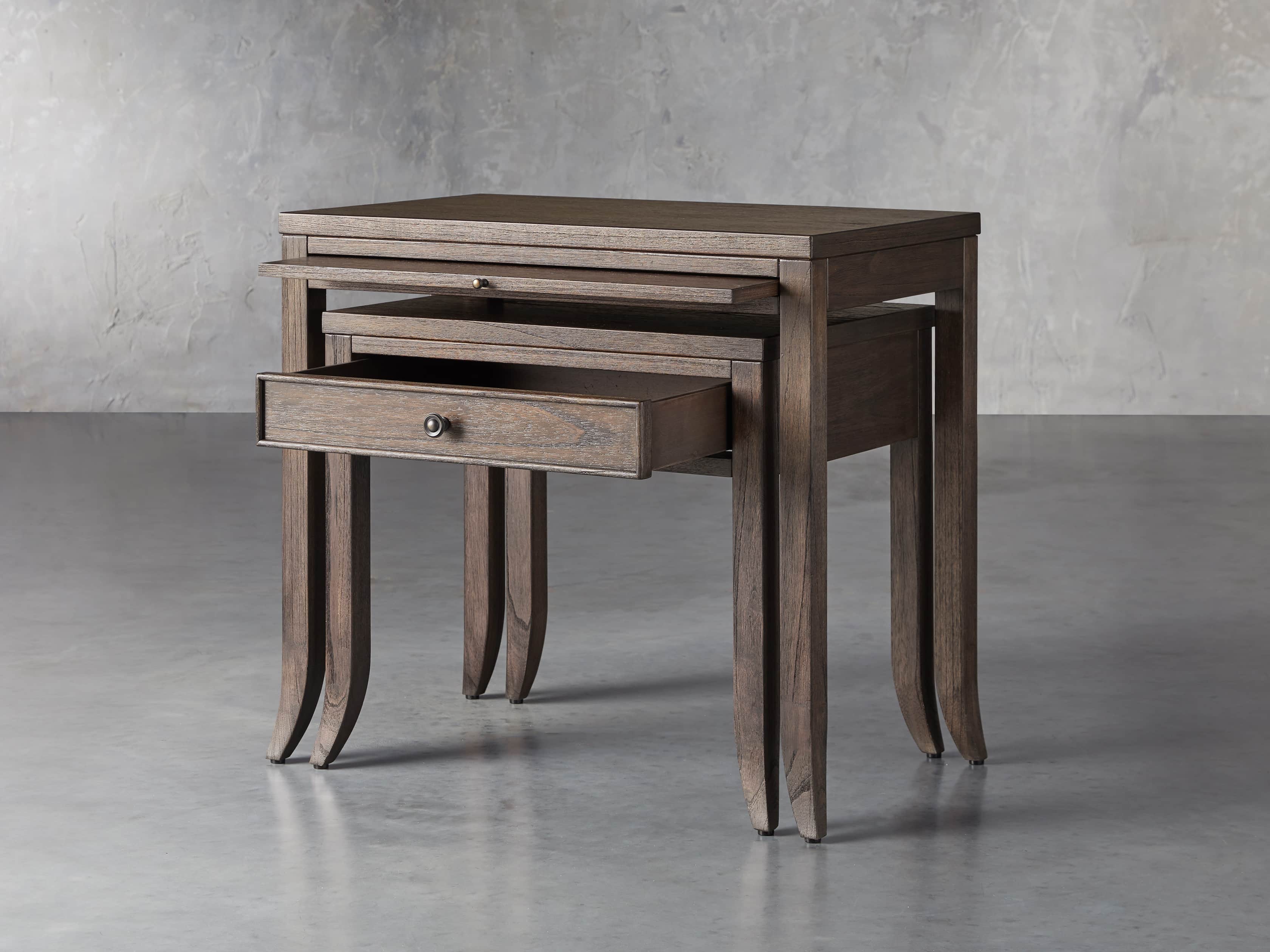 Bedside Tables and Unique Nightstands Arhaus Furniture