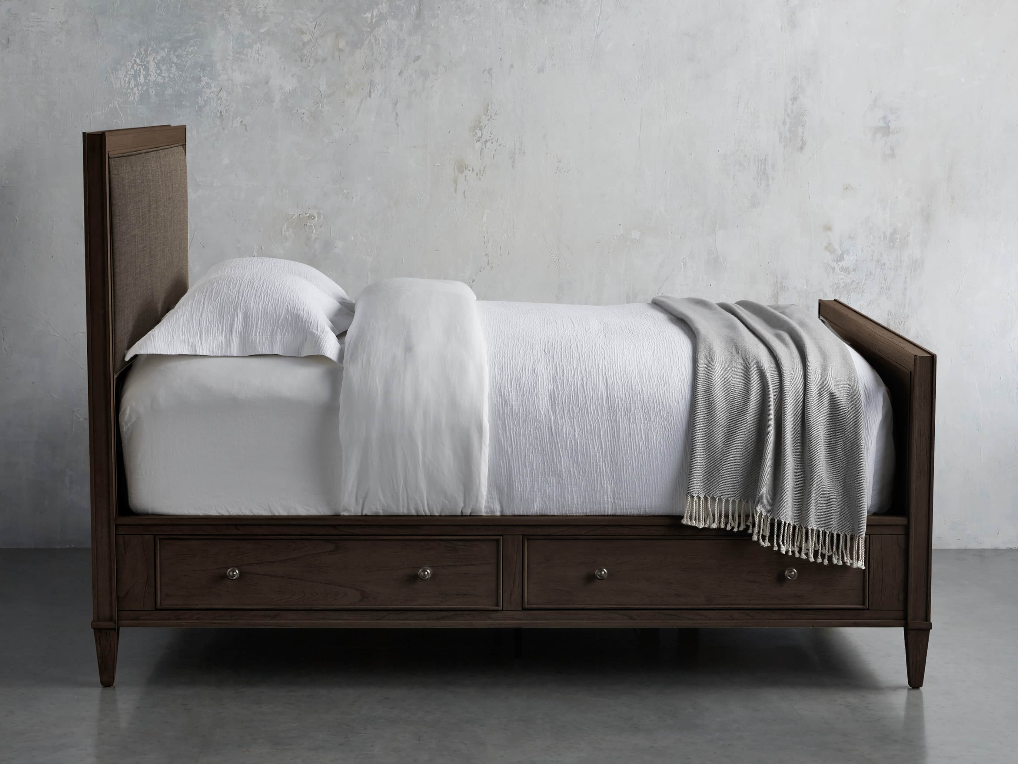 Pearson King Gallery Storage Bed in Bastian Brown, slide 4 of 6
