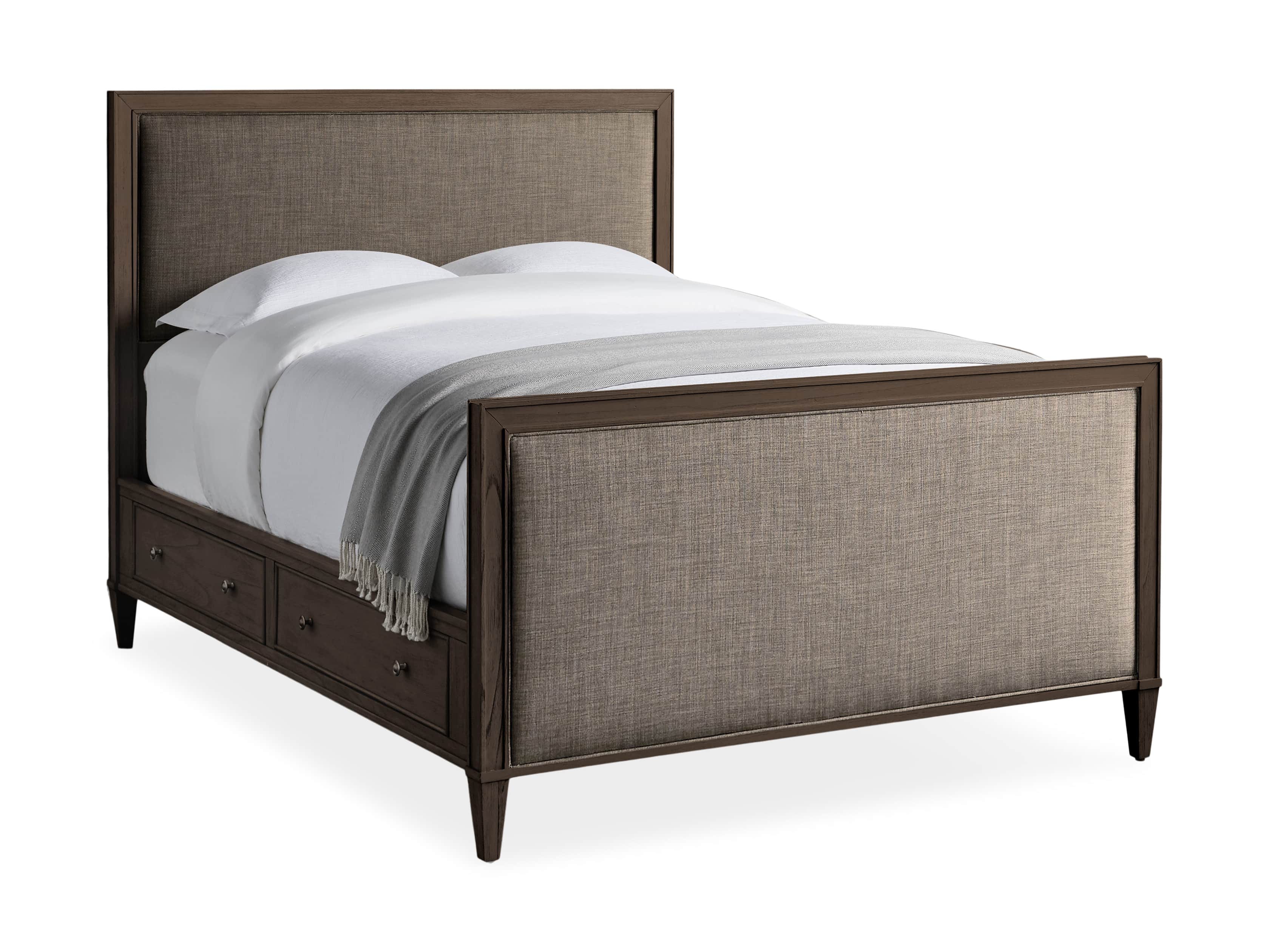 Pearson King Gallery Storage Bed in Bastian Brown, slide 5 of 6