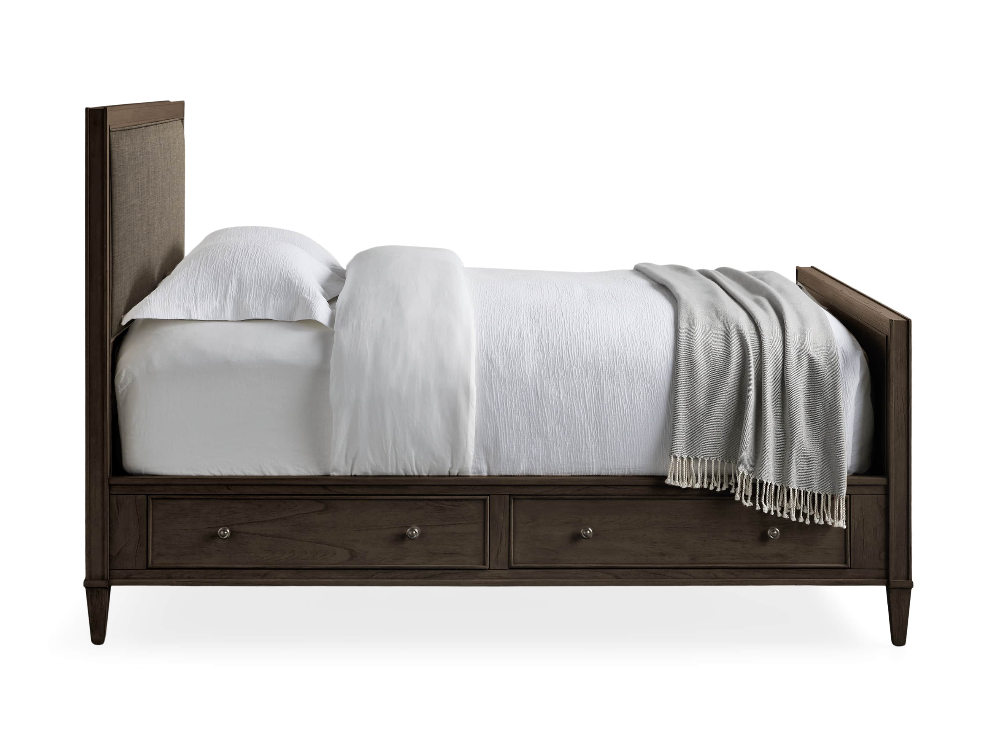 Pearson King Gallery Storage Bed in Bastian Brown, slide 6 of 6