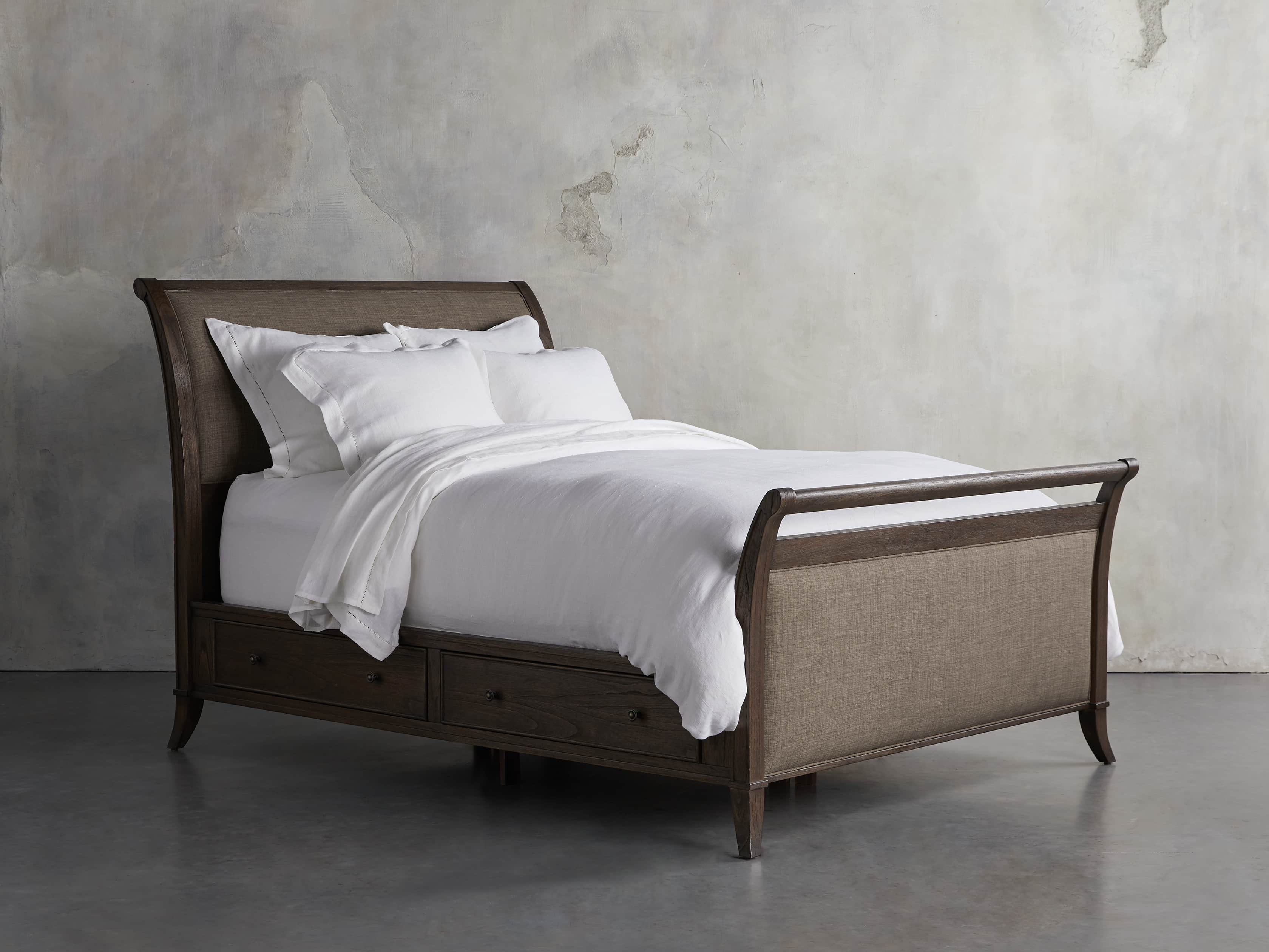 Pearson King Storage Bed in Bastian Brown