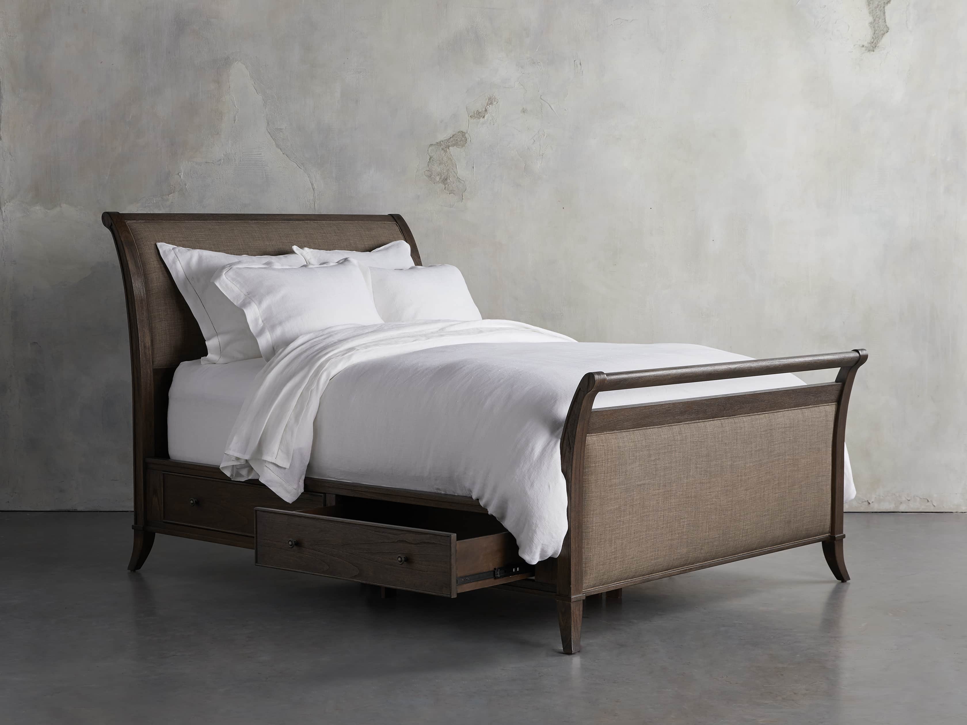 Pearson King Storage Bed in Bastian Brown