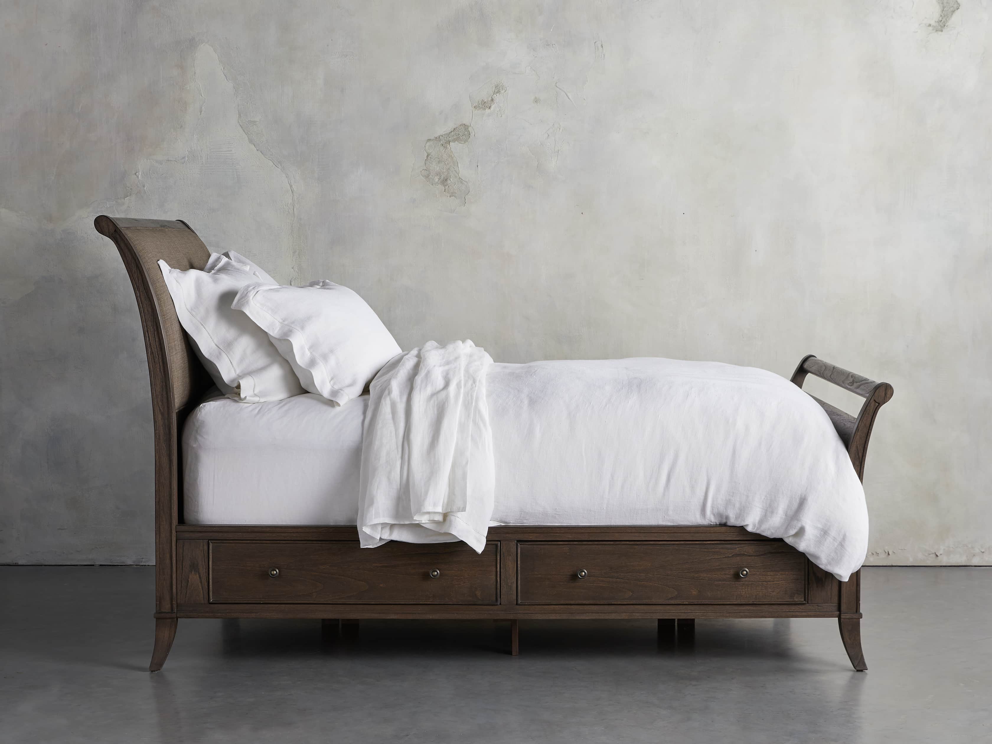 Pearson King Storage Bed in Bastian Brown