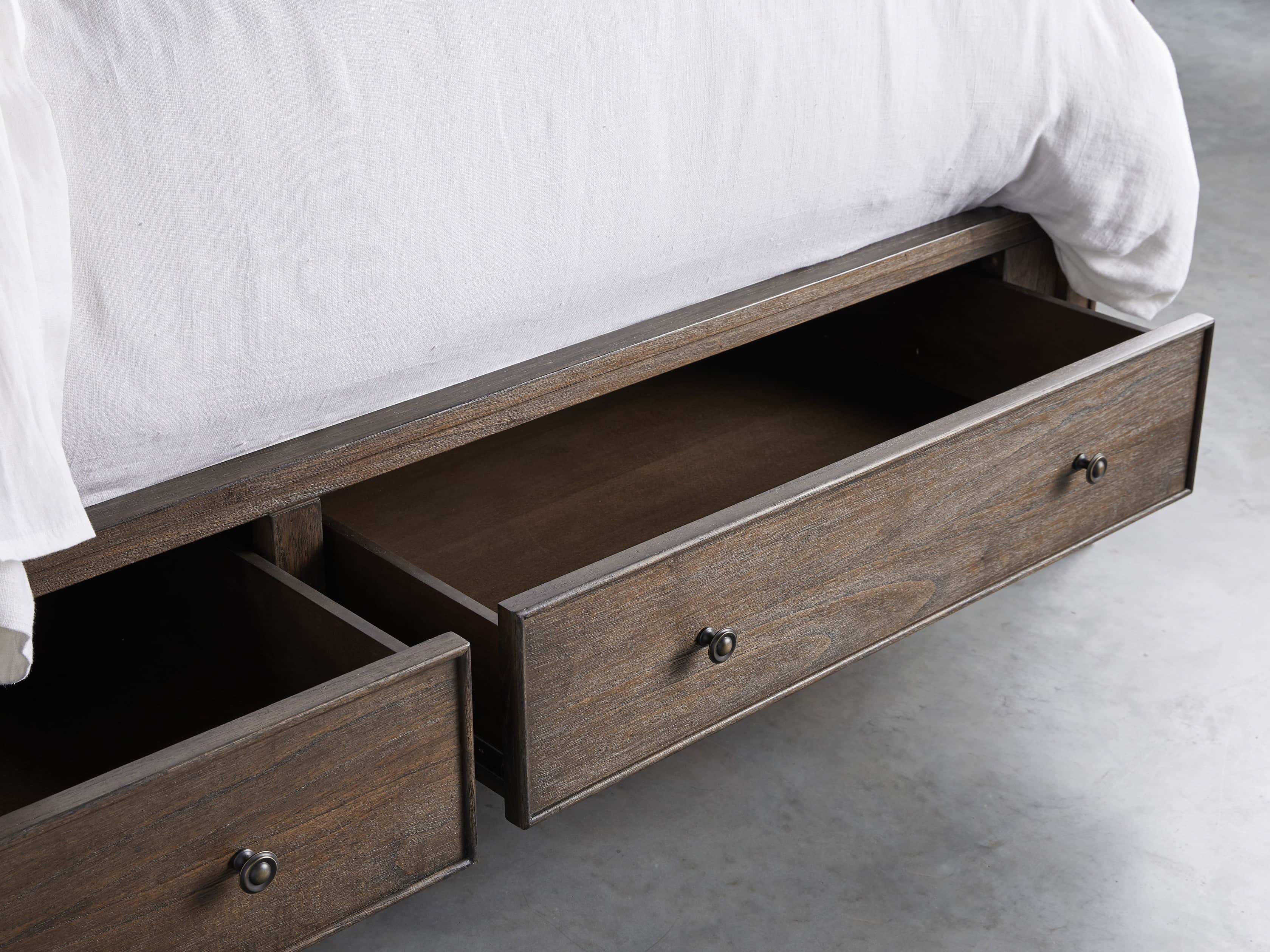 Pearson King Storage Bed in Bastian Brown