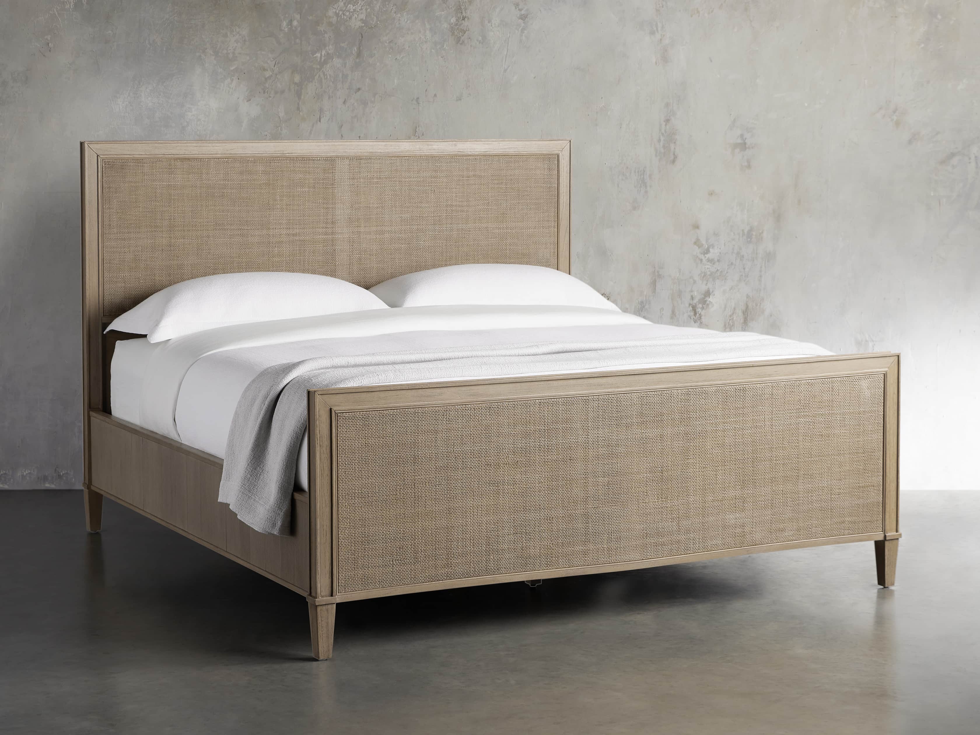 Pearson 57" Gallery Cane King Bed in Basa Natural, slide 2 of 7