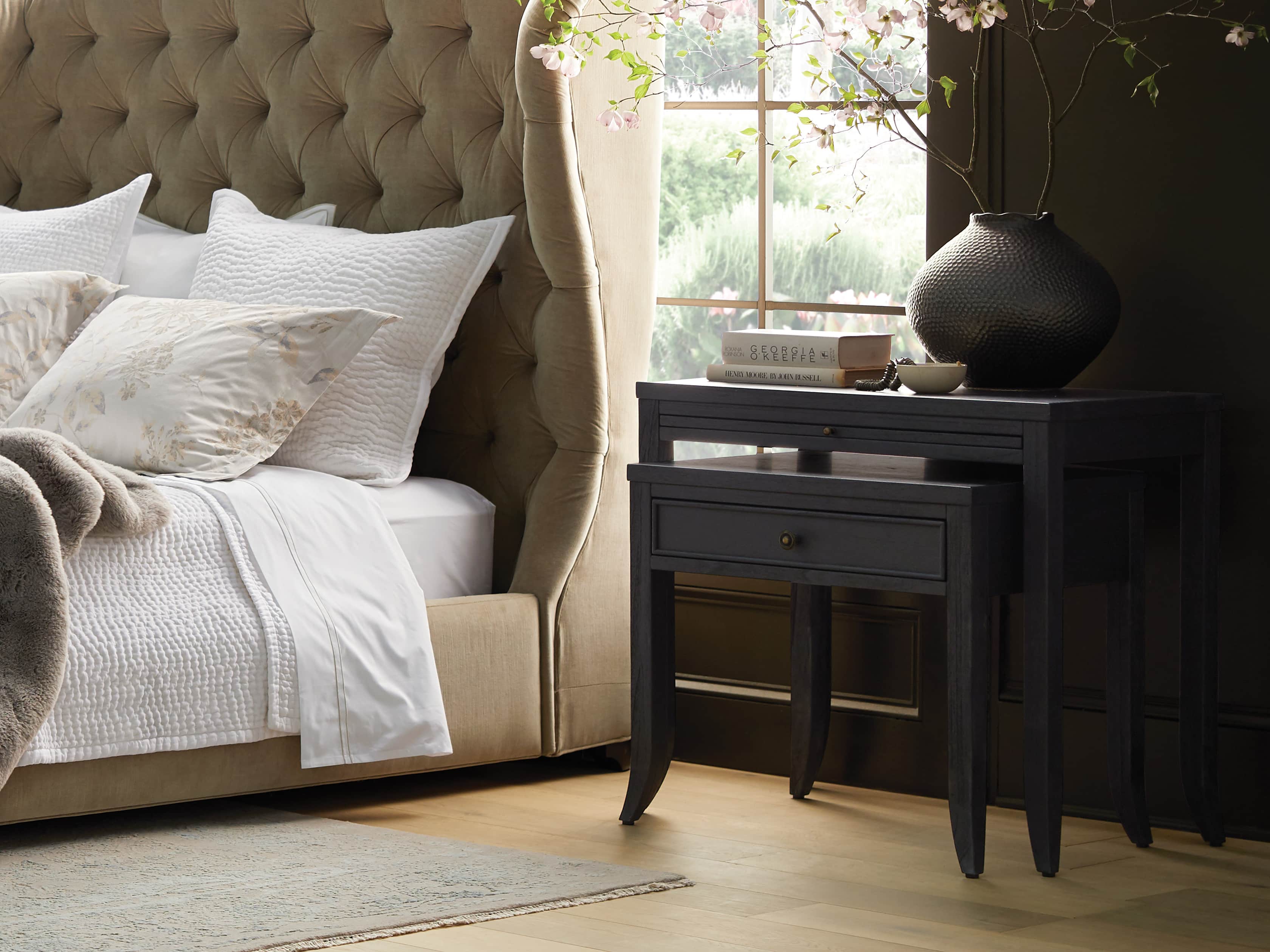 Bedside Tables and Unique Nightstands Arhaus Furniture