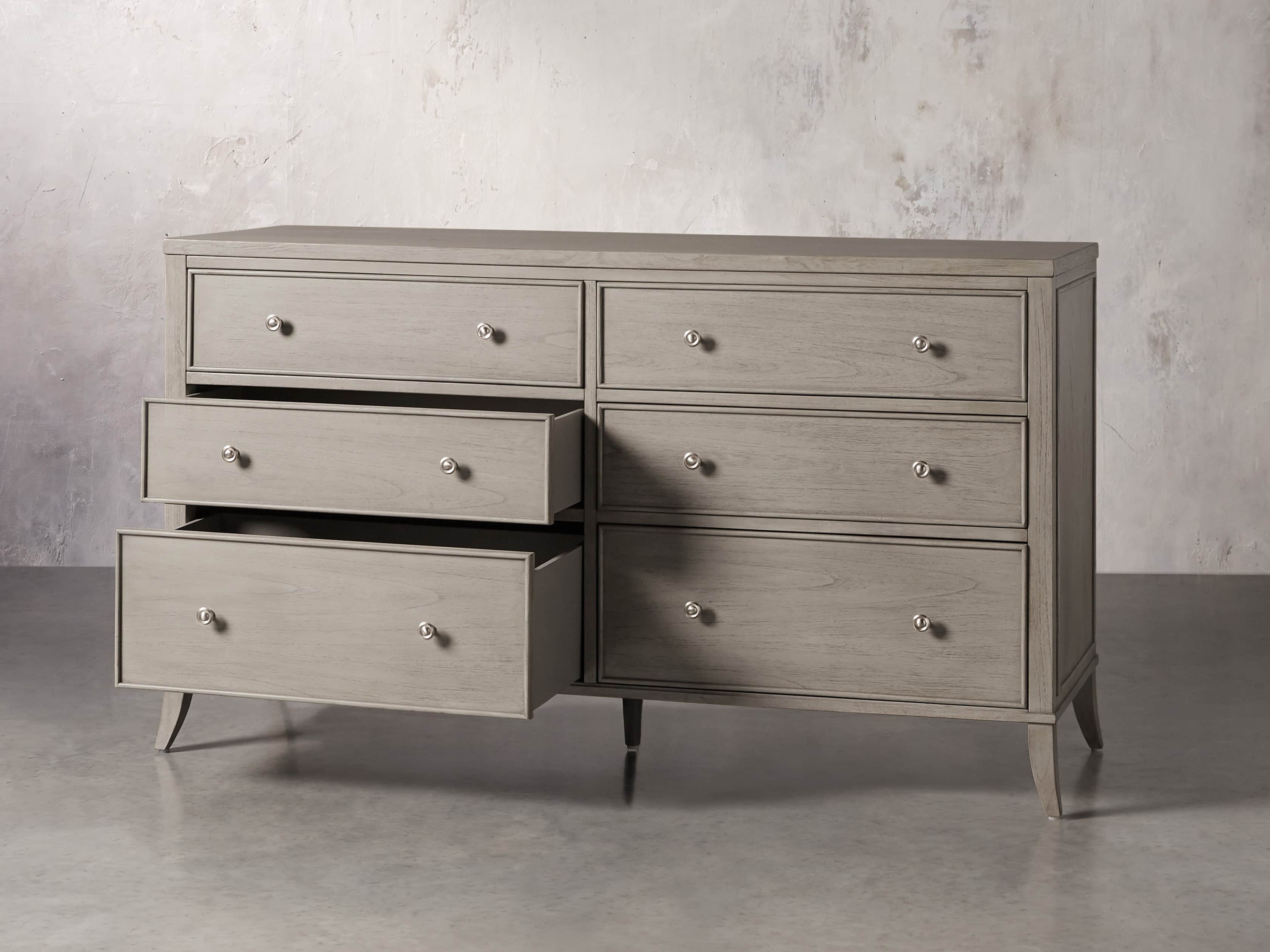 Pearson Six Drawer Wide Dresser Arhaus