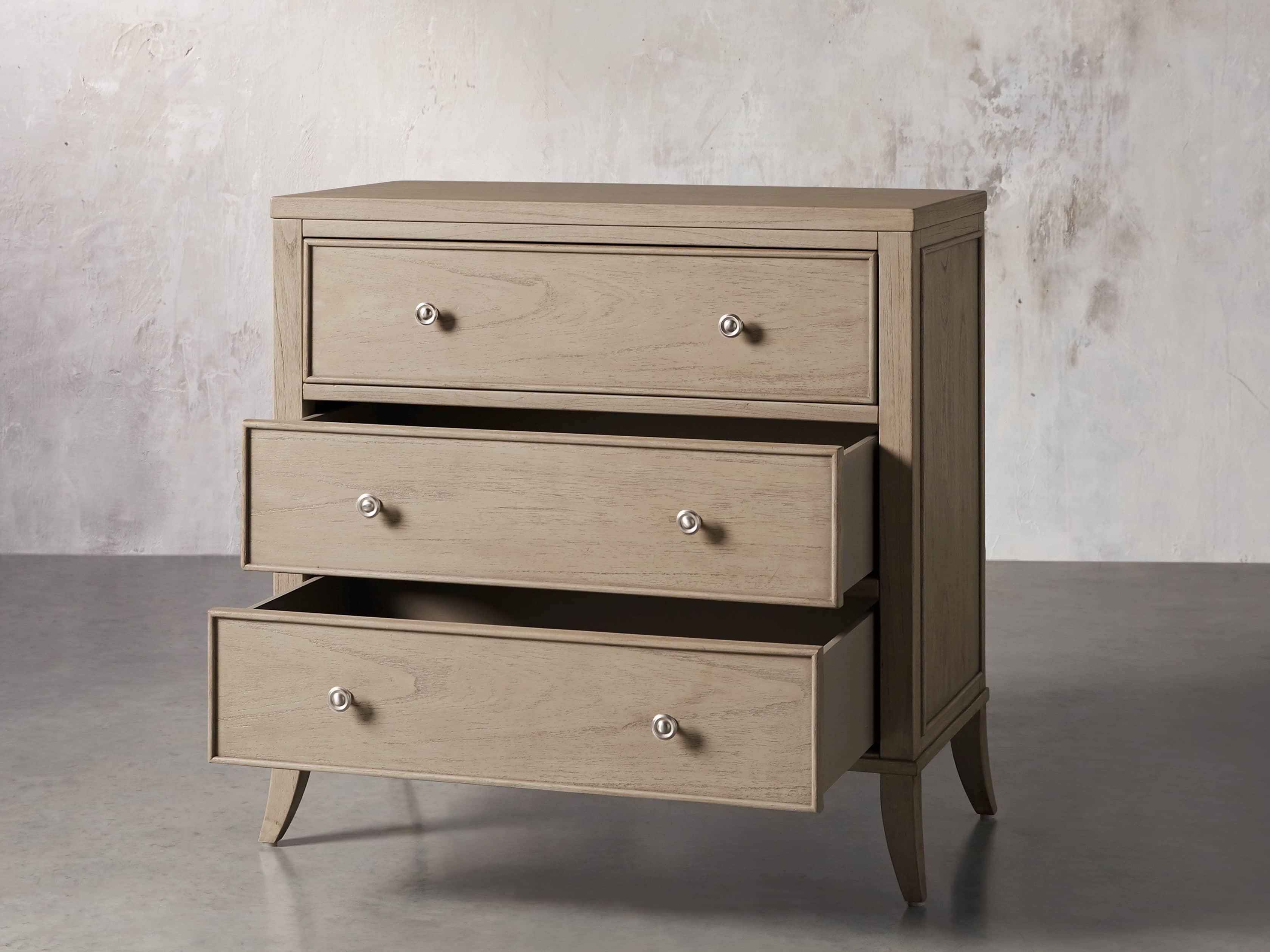 Pearson Three Drawer Chest in Basa Natural
