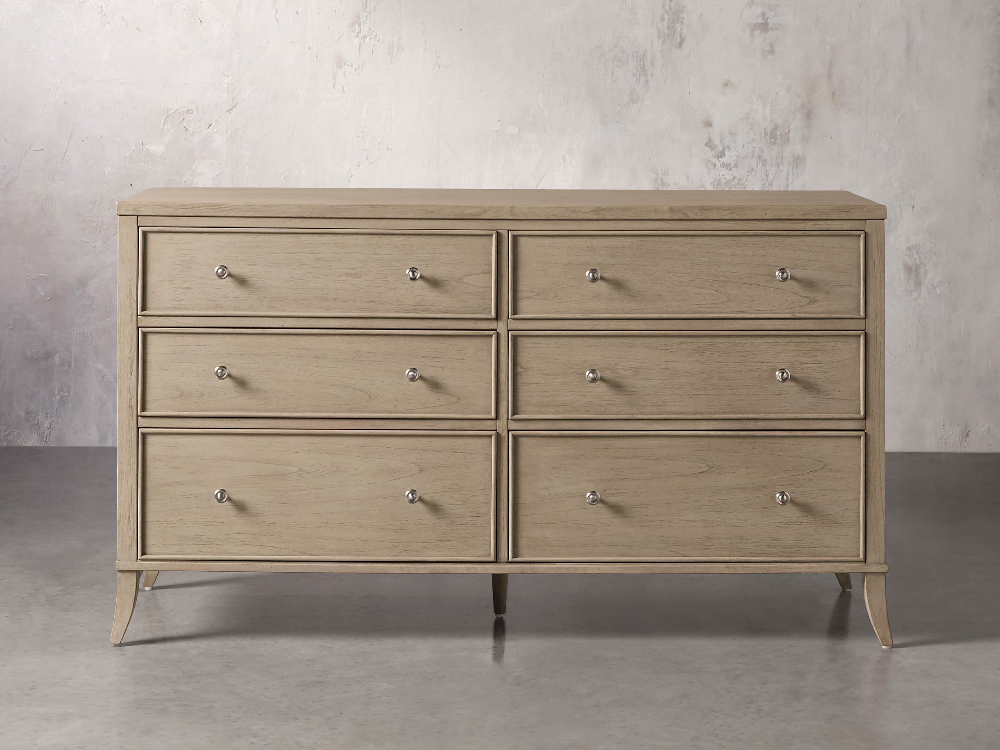 Pearson Six Drawer Wide Dresser in Basa Natural, slide 1 of 6