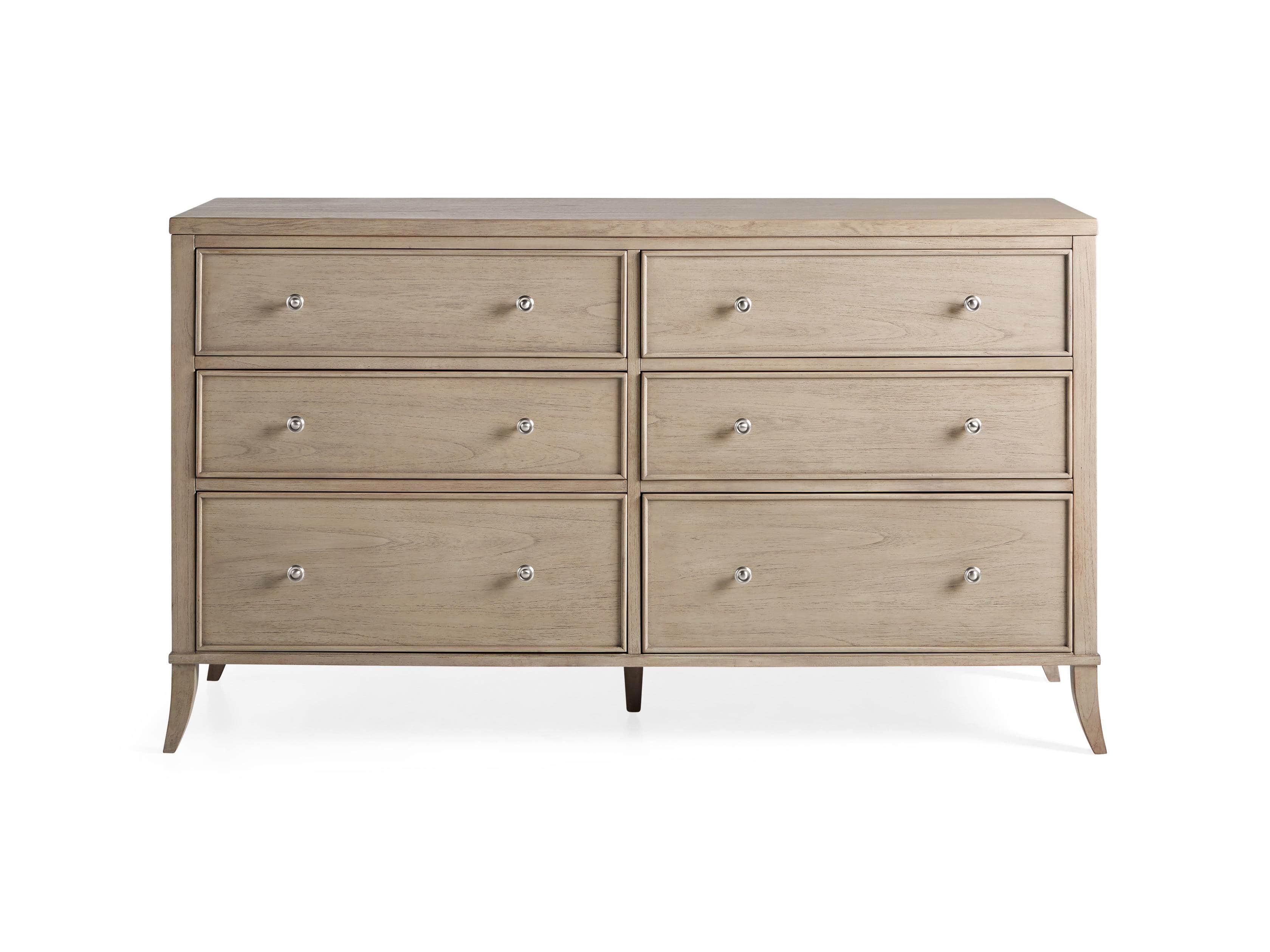 Pearson Six Drawer Wide Dresser in Basa Natural, slide 5 of 6