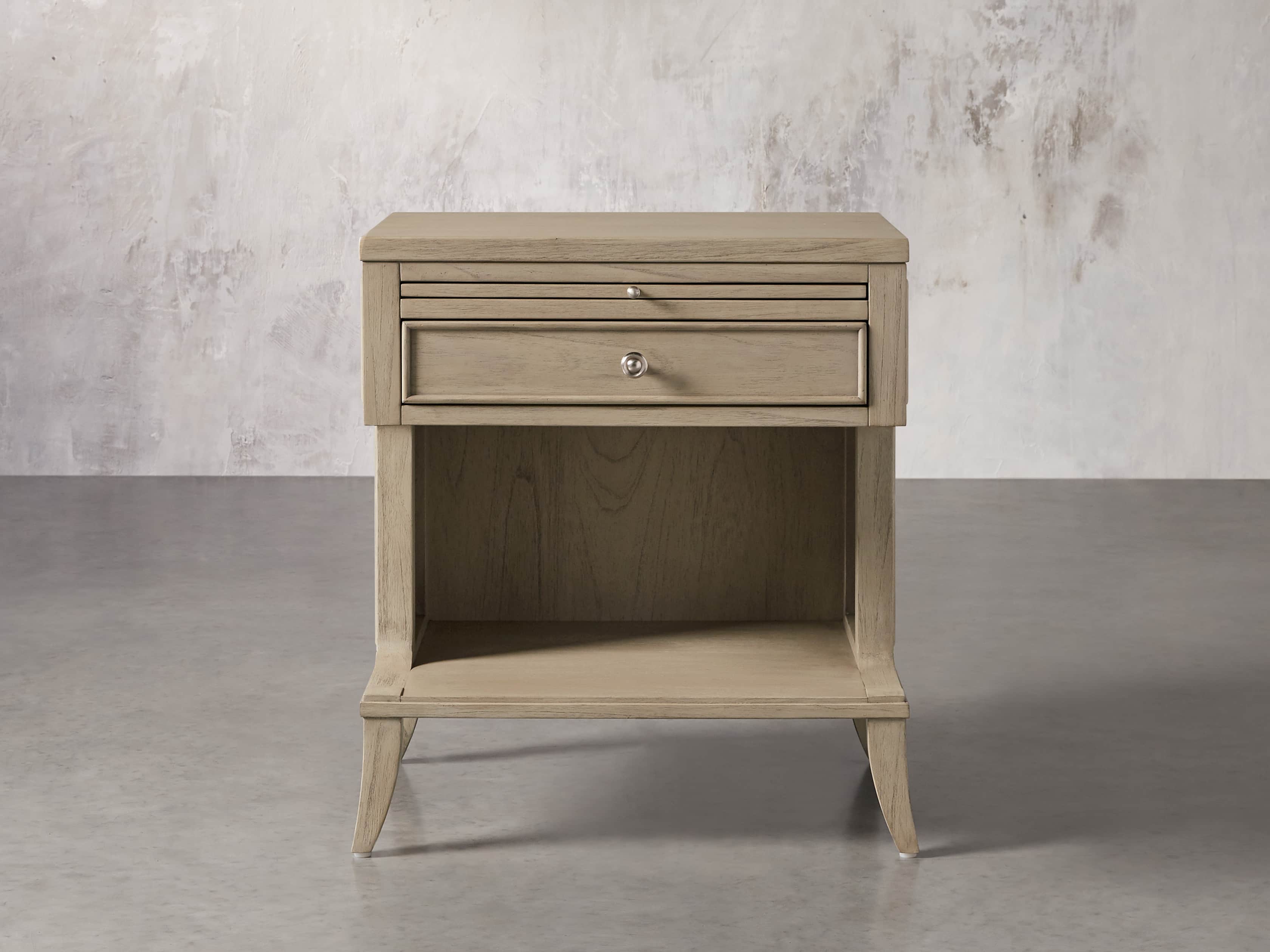 Pearson Storage Nightstand in Basa Natural