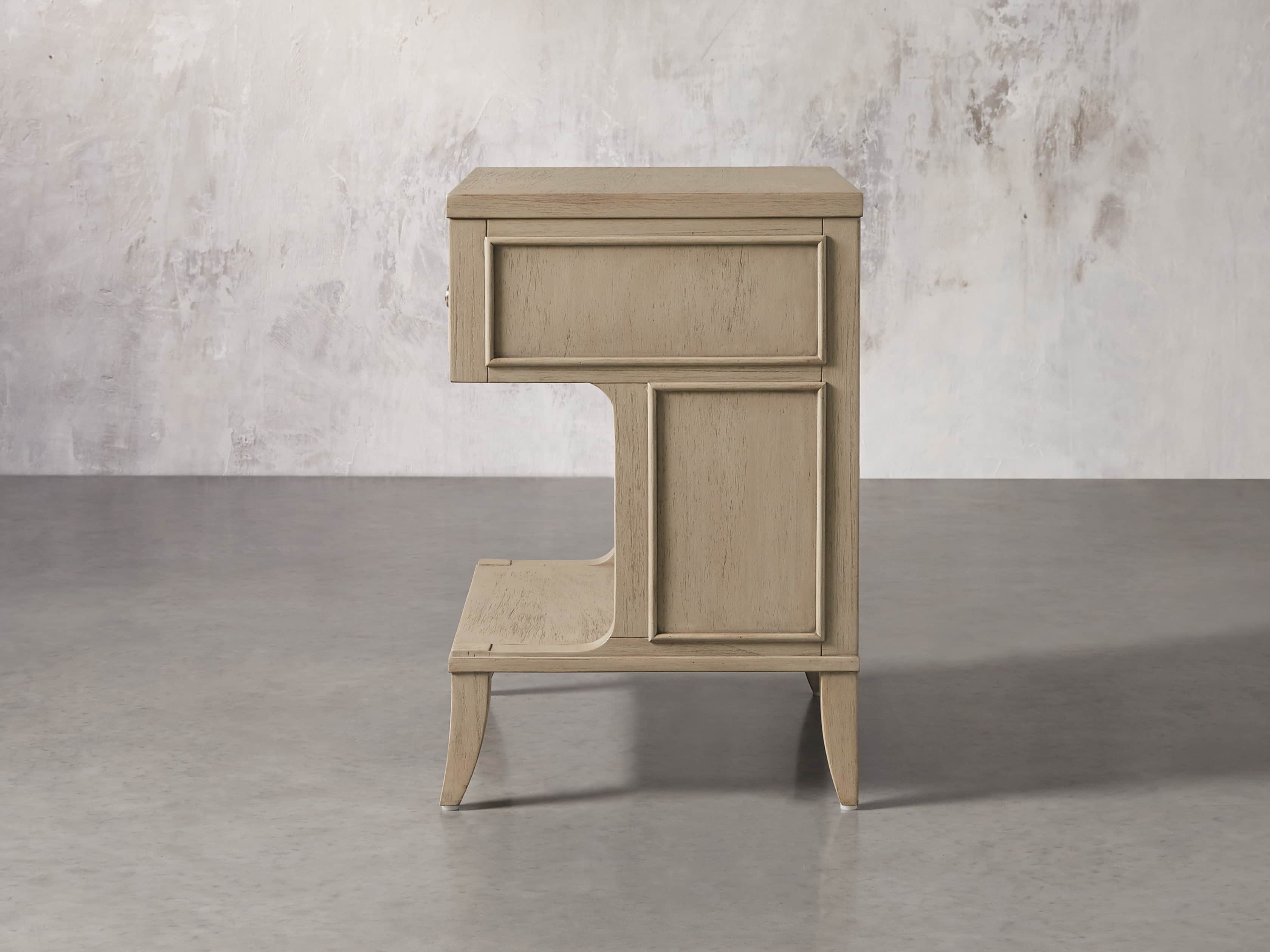 Pearson Storage Nightstand in Basa Natural