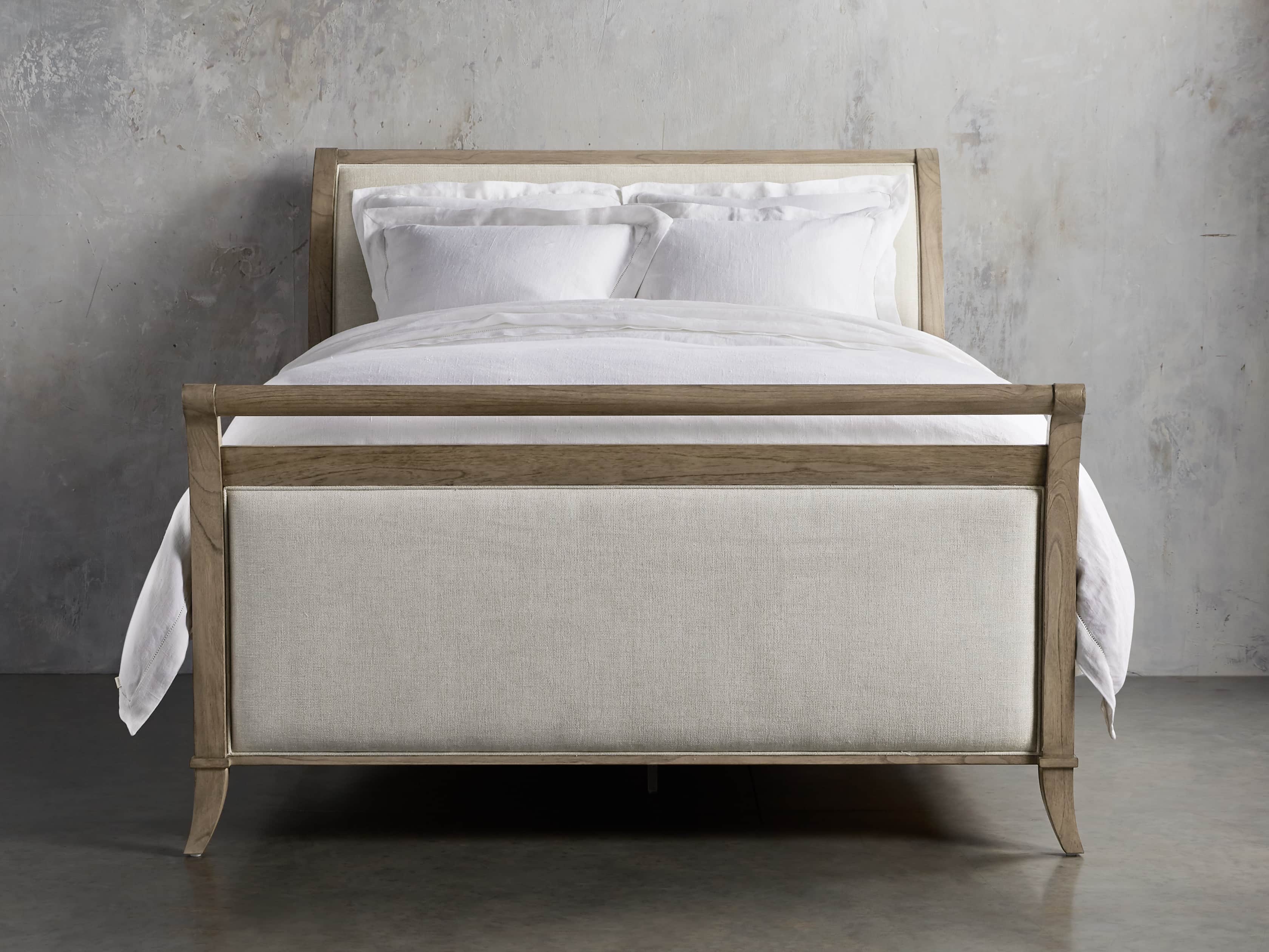 Pearson King Storage Bed in Basa Natural
