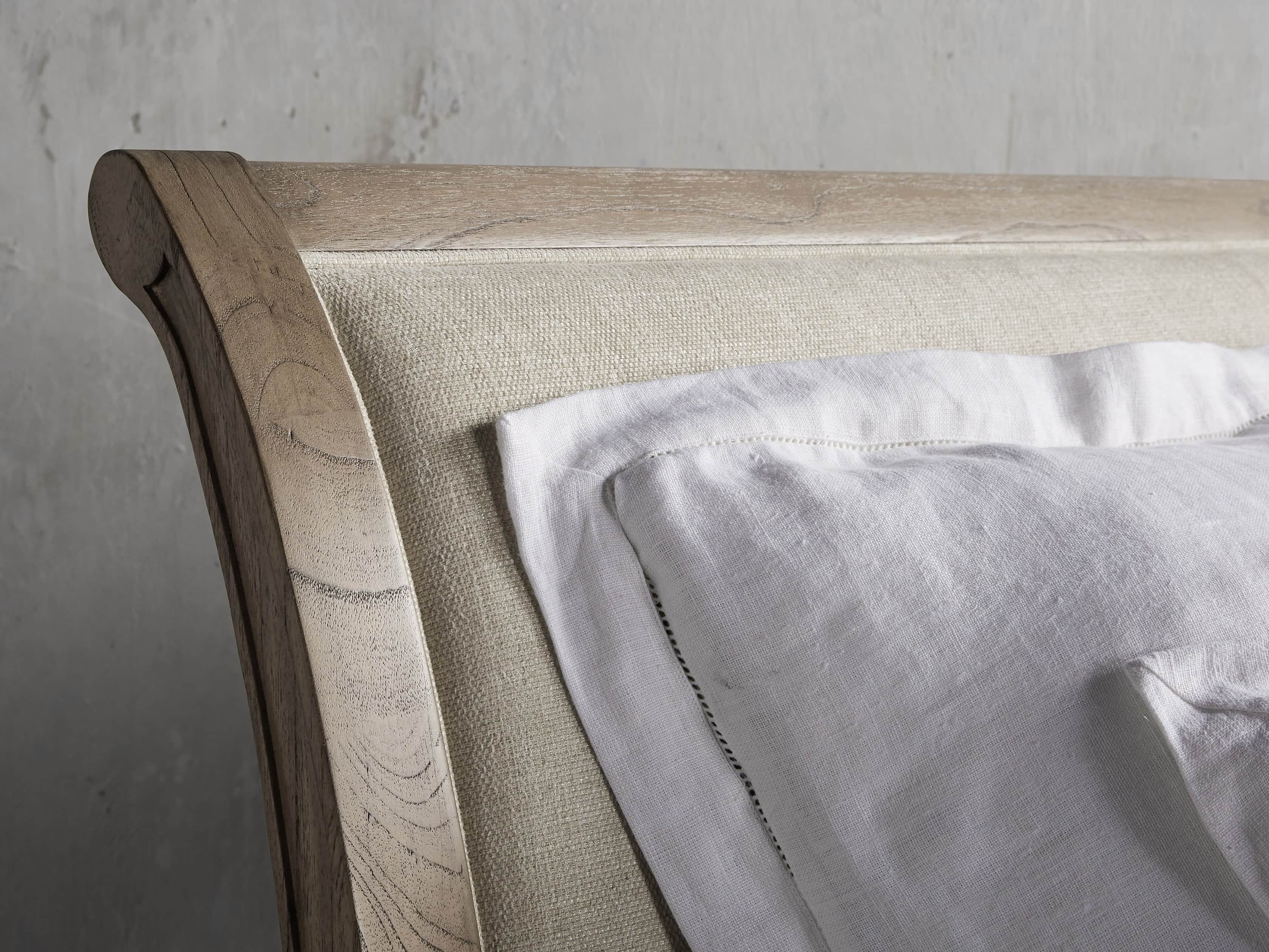 Pearson King Storage Bed in Basa Natural