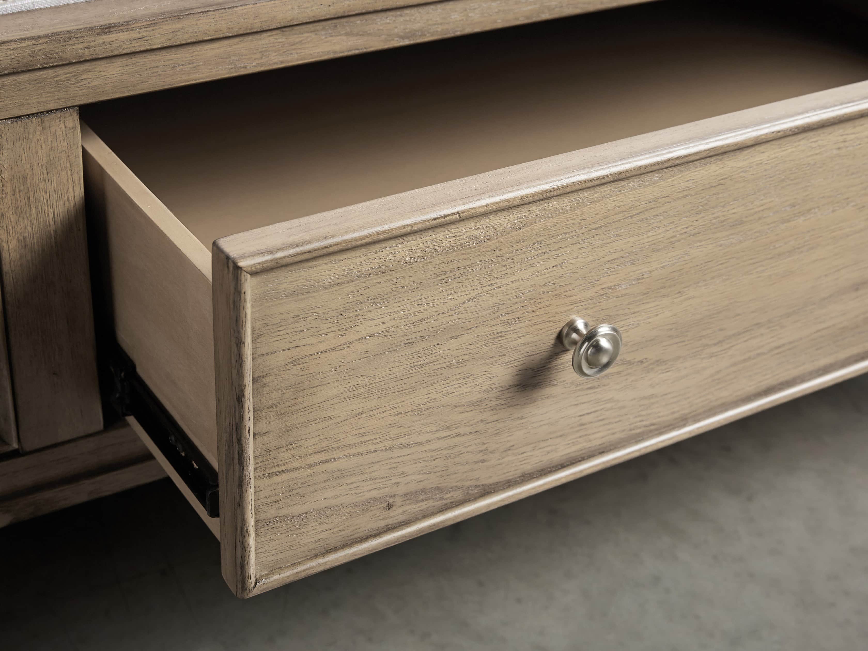 Pearson Queen Storage Bed in Basa Natural, slide 8 of 12