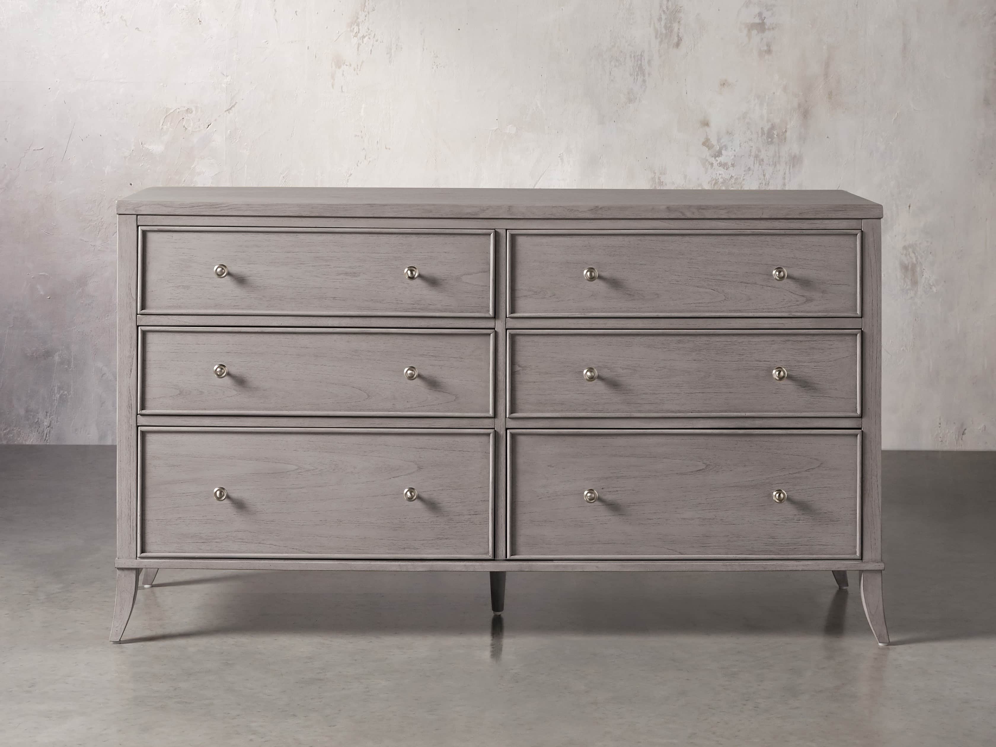 Pearson Six Drawer Wide Dresser in Stratus, slide 1 of 6