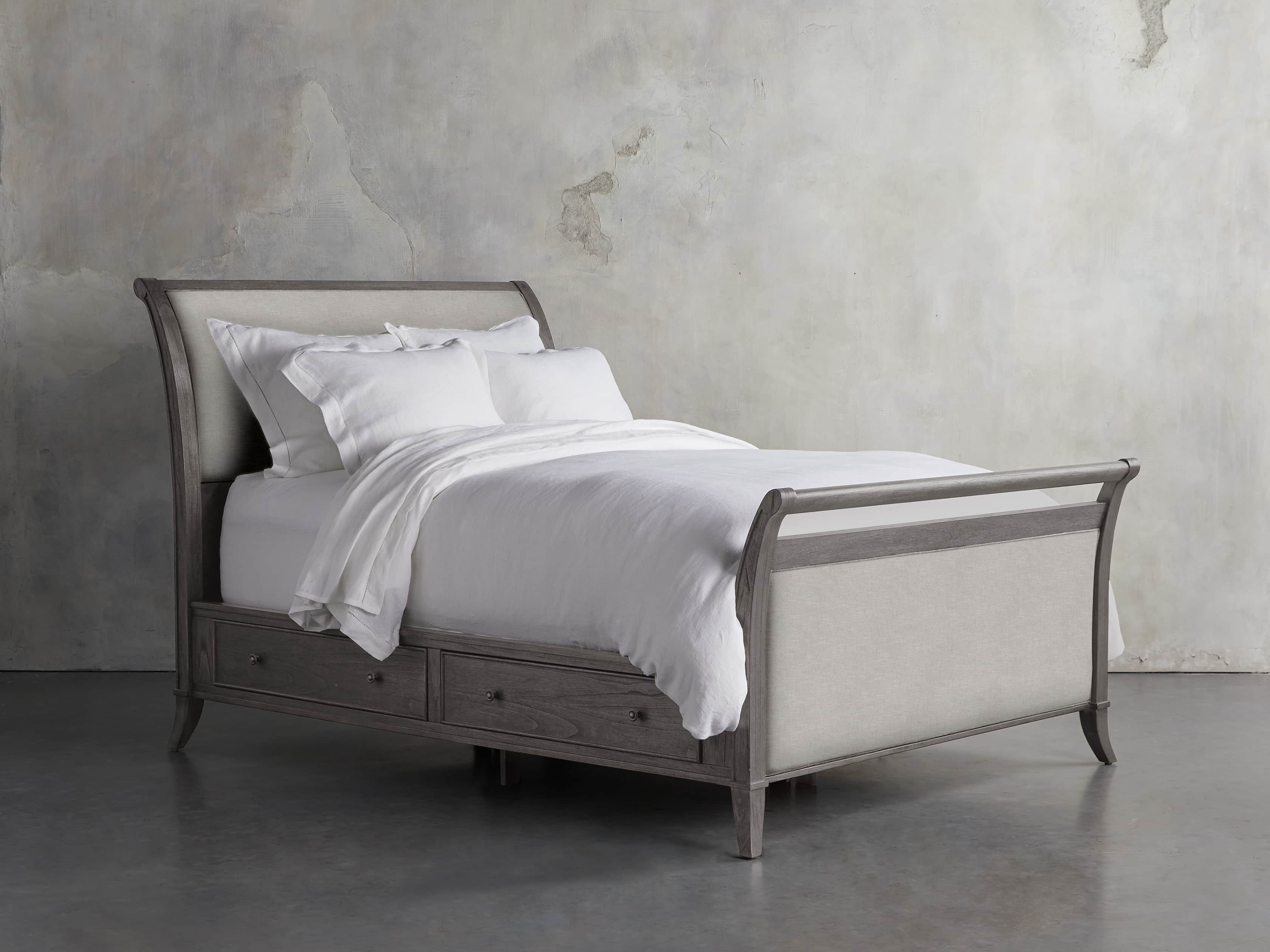 Pearson Queen Storage Bed in Stratus, slide 1 of 4