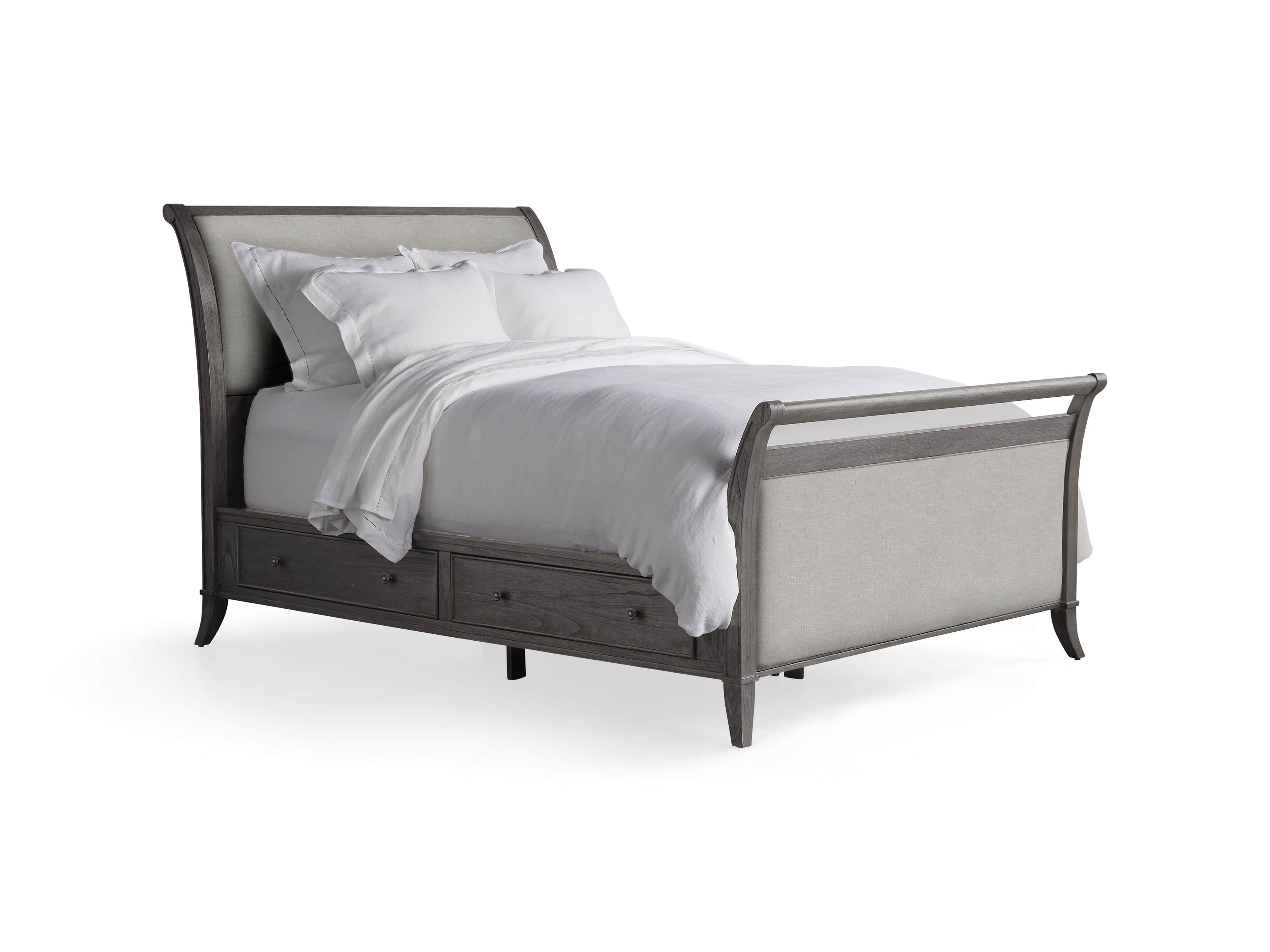 Pearson Queen Storage Bed in Stratus, slide 4 of 4