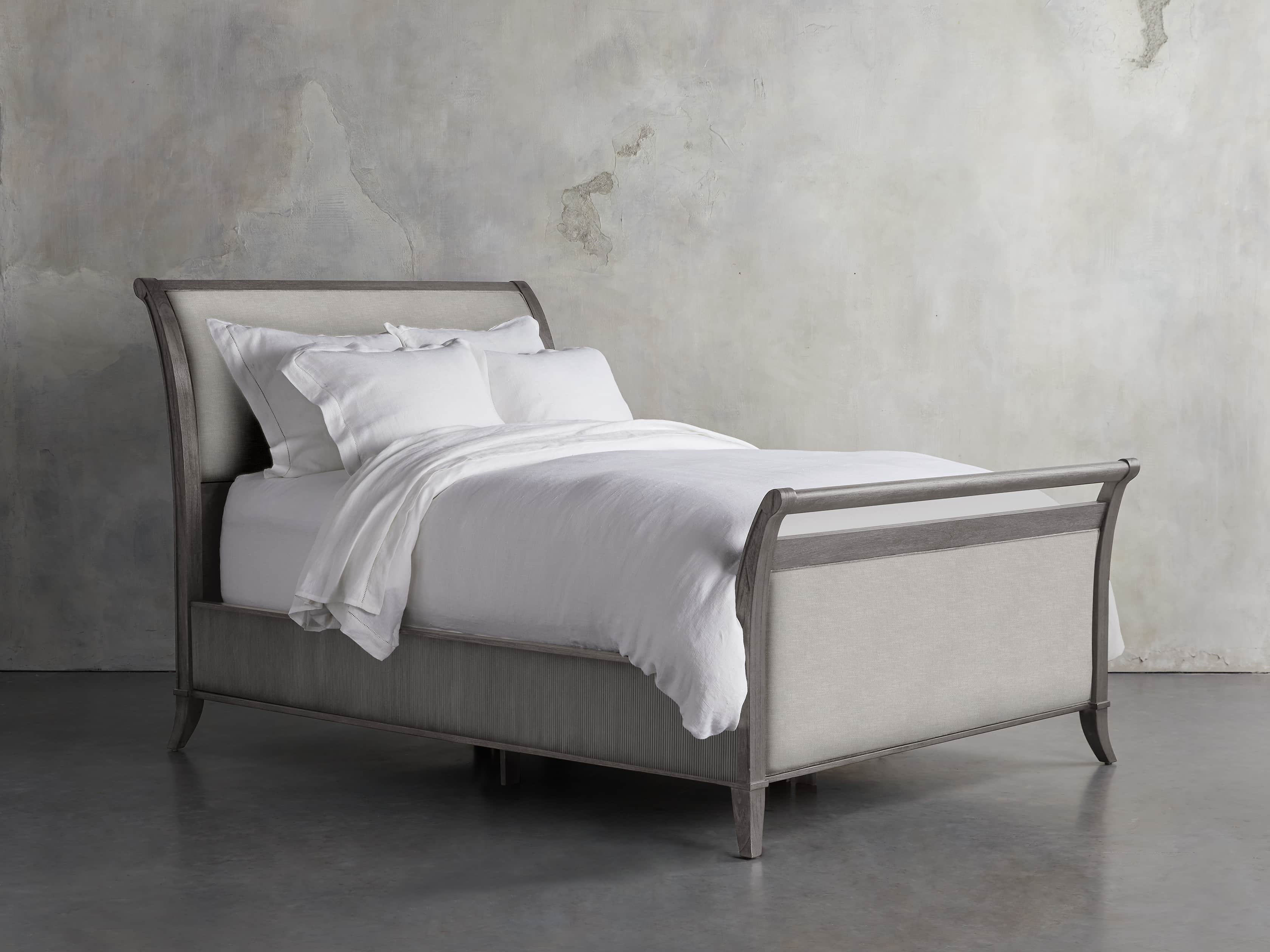 Pearson Queen Bed with Footboard in Stratus, slide 1 of 4