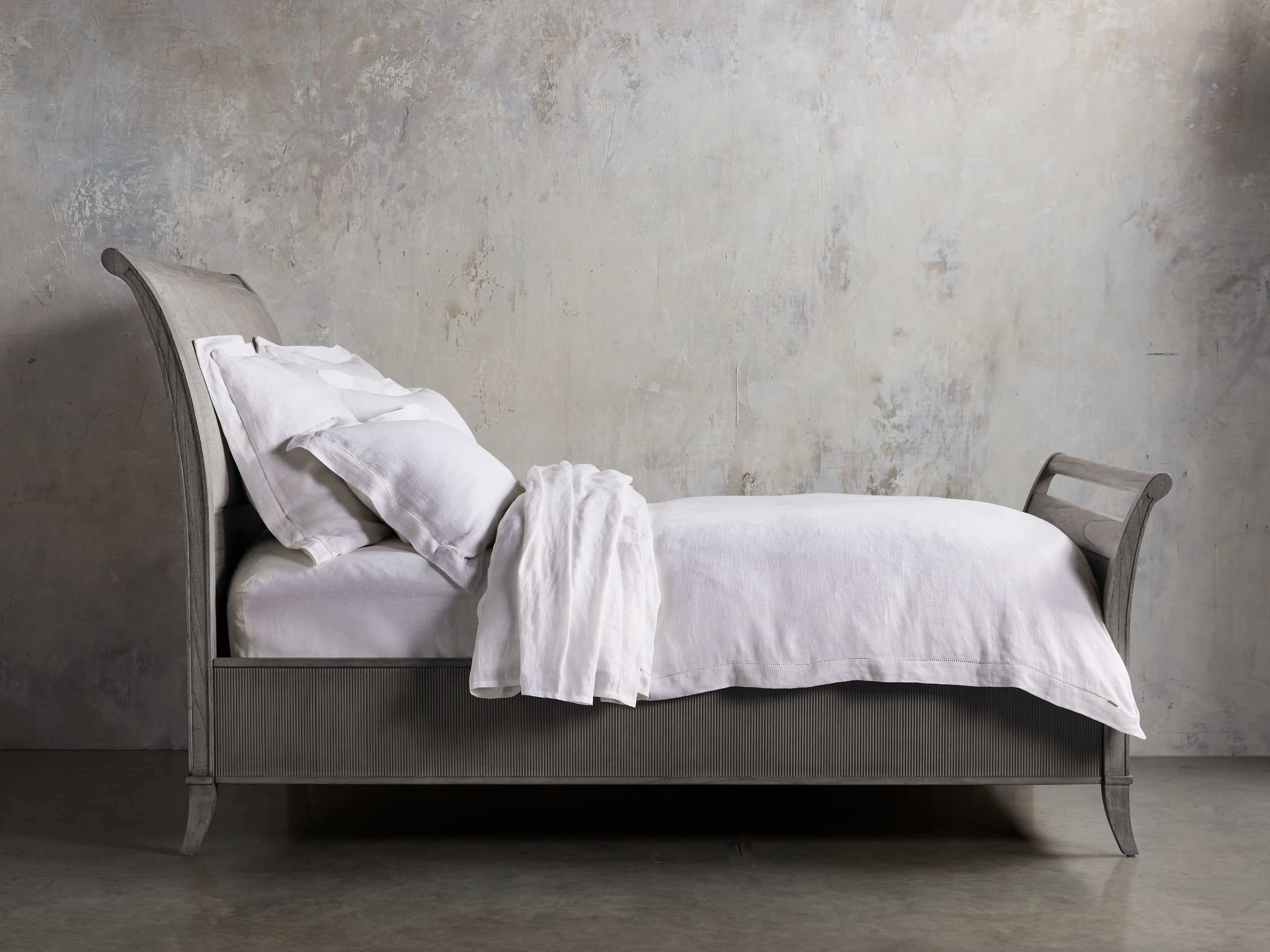 Pearson Queen Bed with Footboard in Stratus, slide 2 of 4