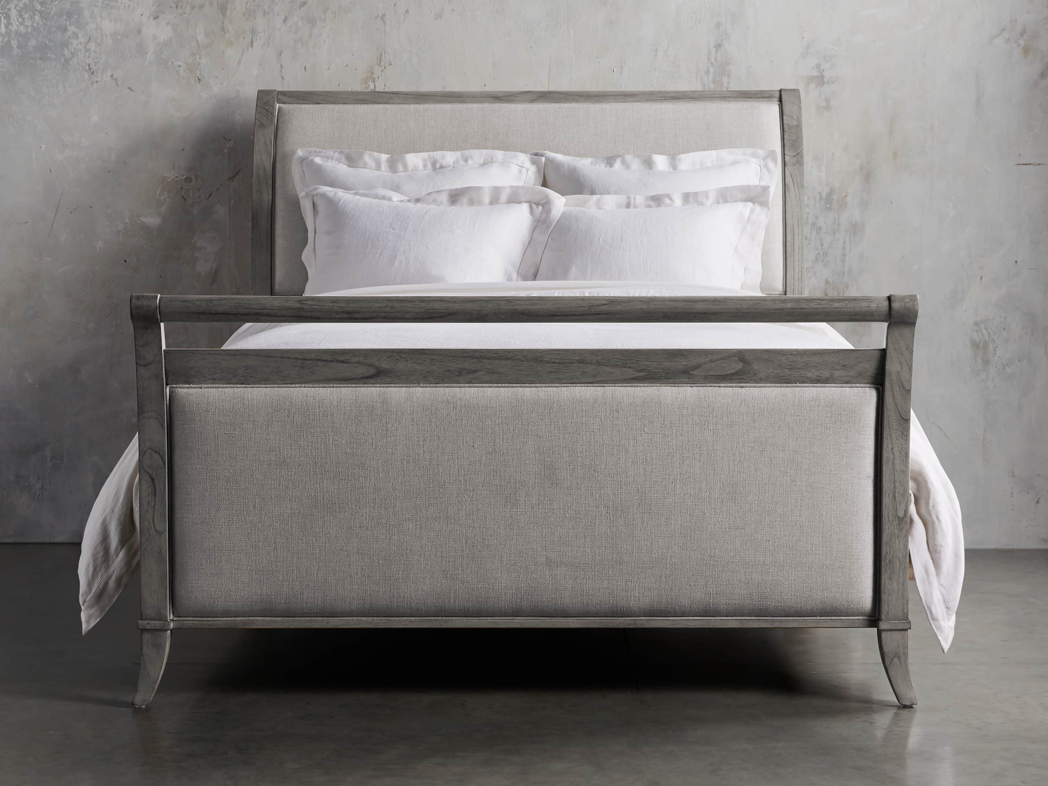 Pearson Queen Bed with Footboard in Stratus, slide 3 of 4