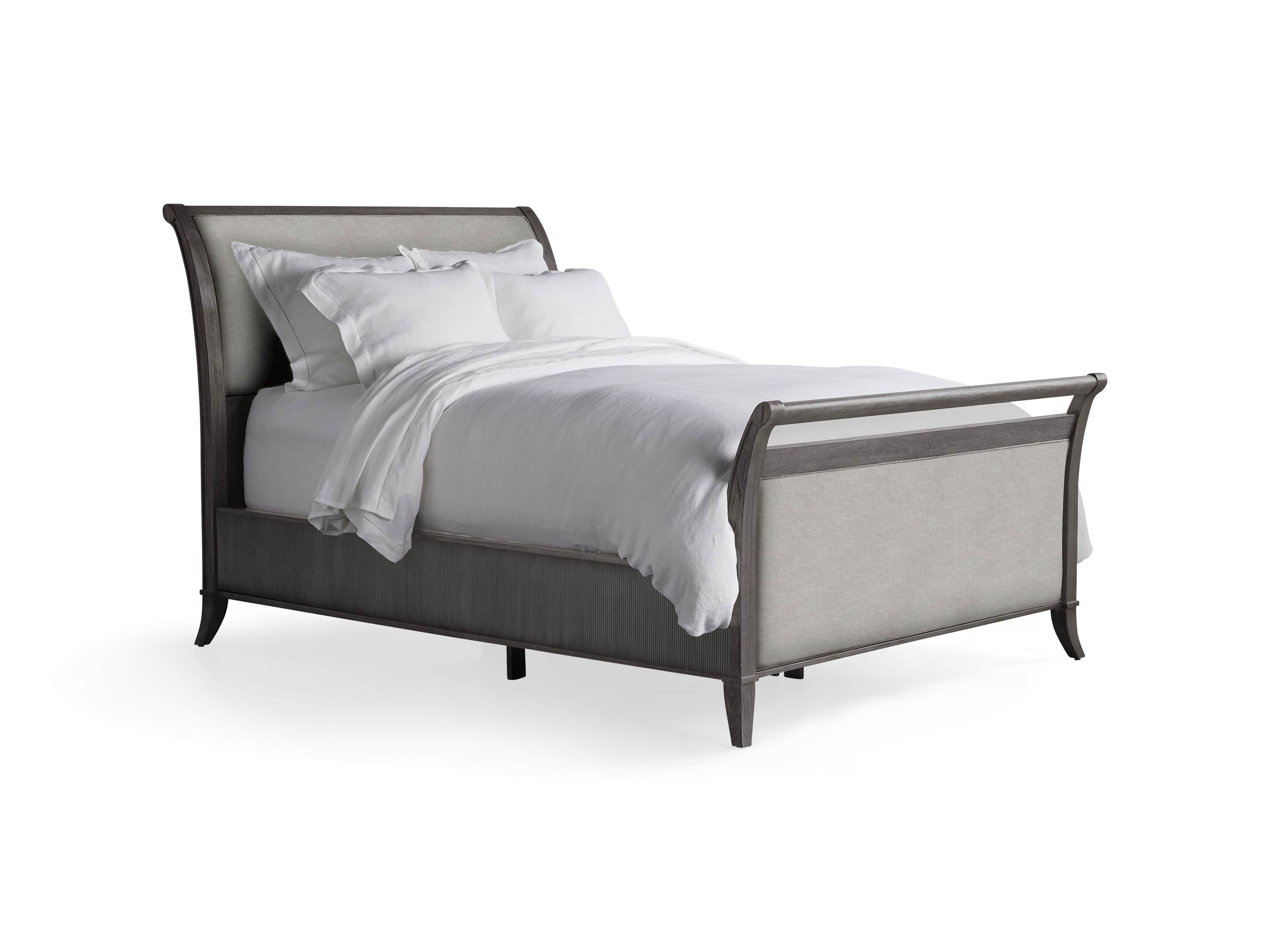 Pearson Queen Bed with Footboard in Stratus, slide 4 of 4