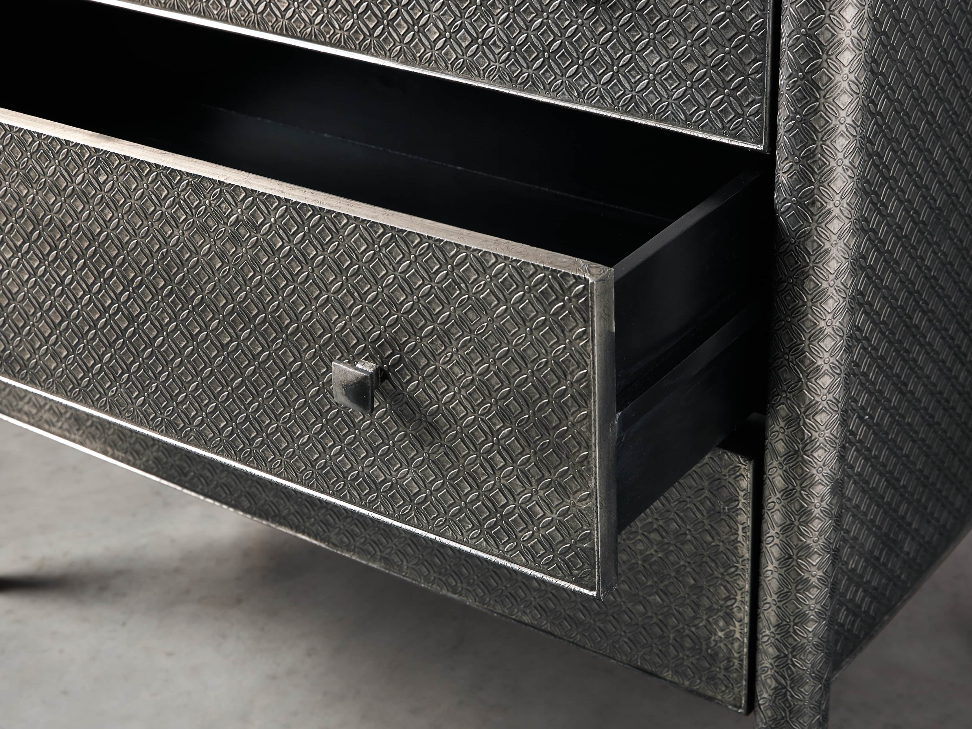 Percy Tall Dresser in Antique Nickel