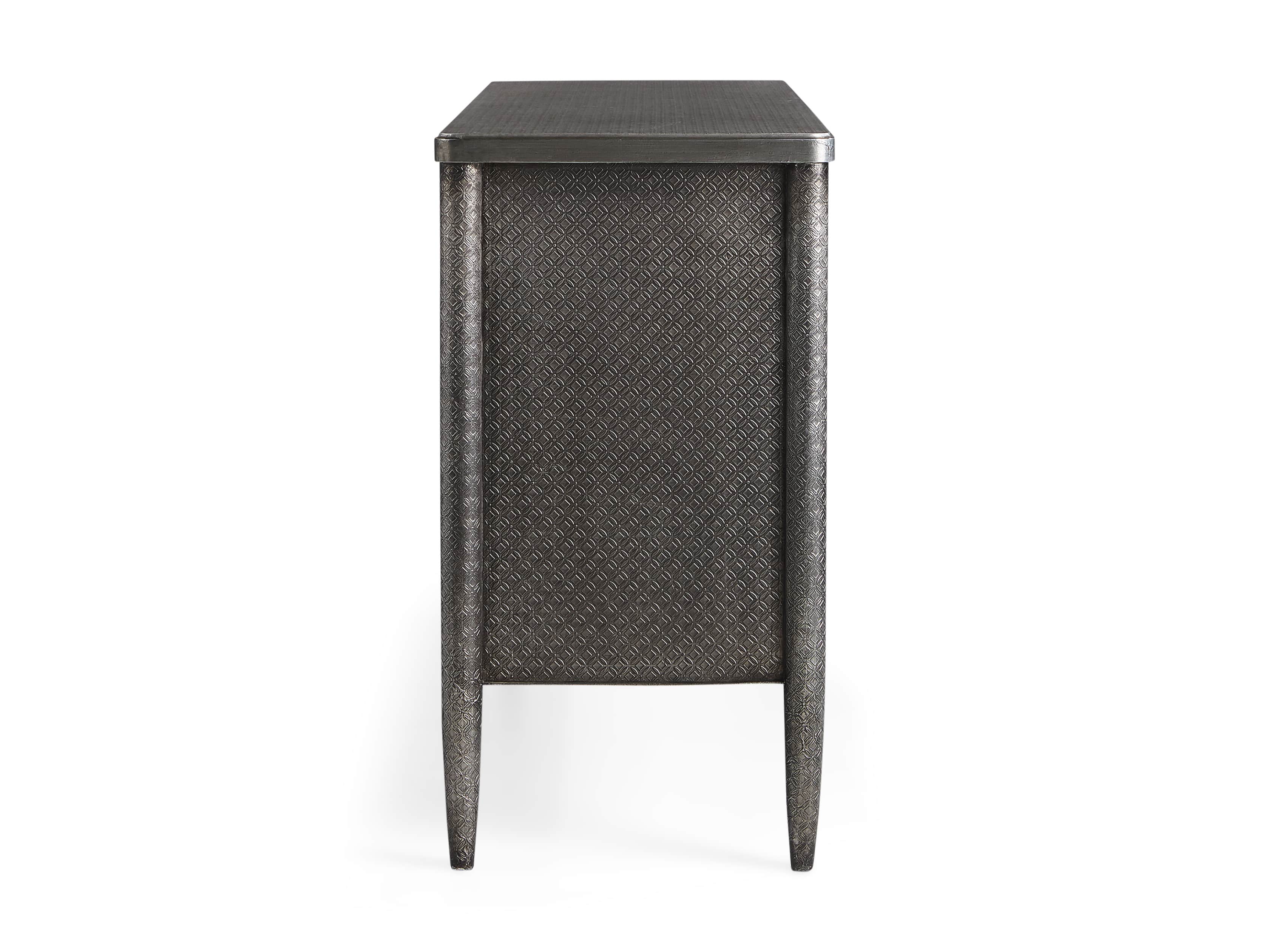 Percy Six Drawer Dresser in Antique Nickel