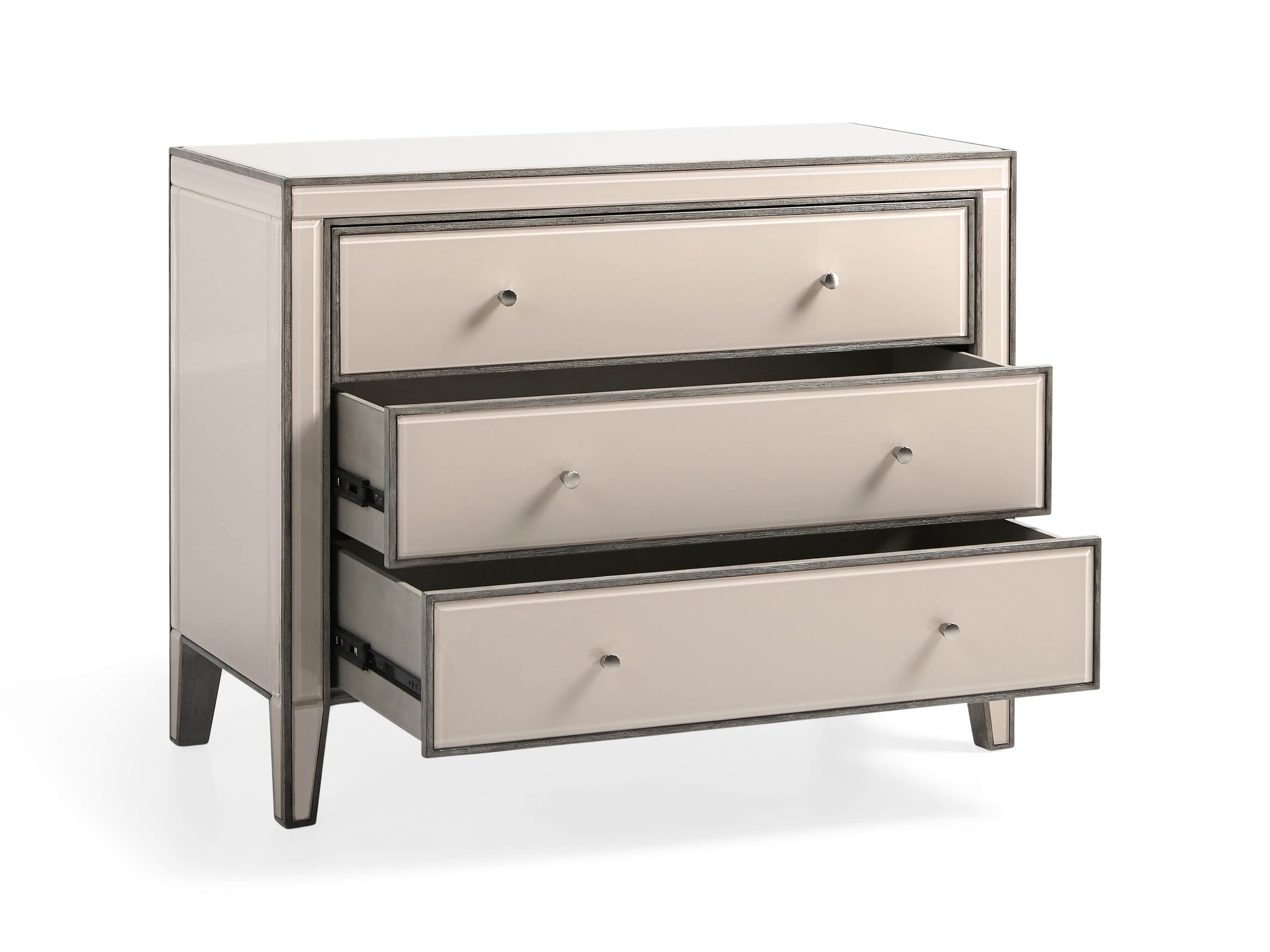 Reese 42" Three Drawer Chest in Galleria Blush, slide 4 of 8